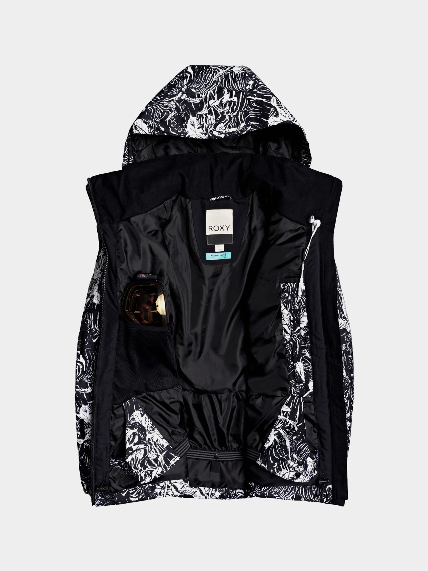 Damska Kurtka snowboardowa Roxy Jetty Block (true black tiger camo)