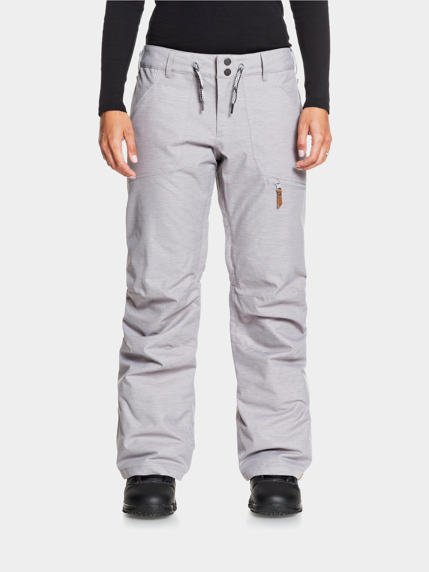 Damskie Spodnie snowboardowe Roxy Nadia (heather grey)