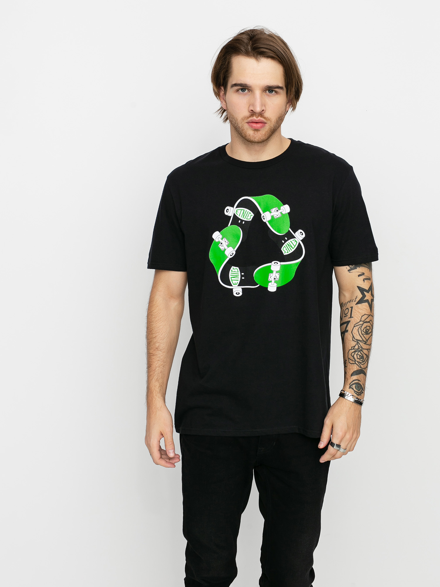 T-shirt Etnies Recycle Sk8 (black)