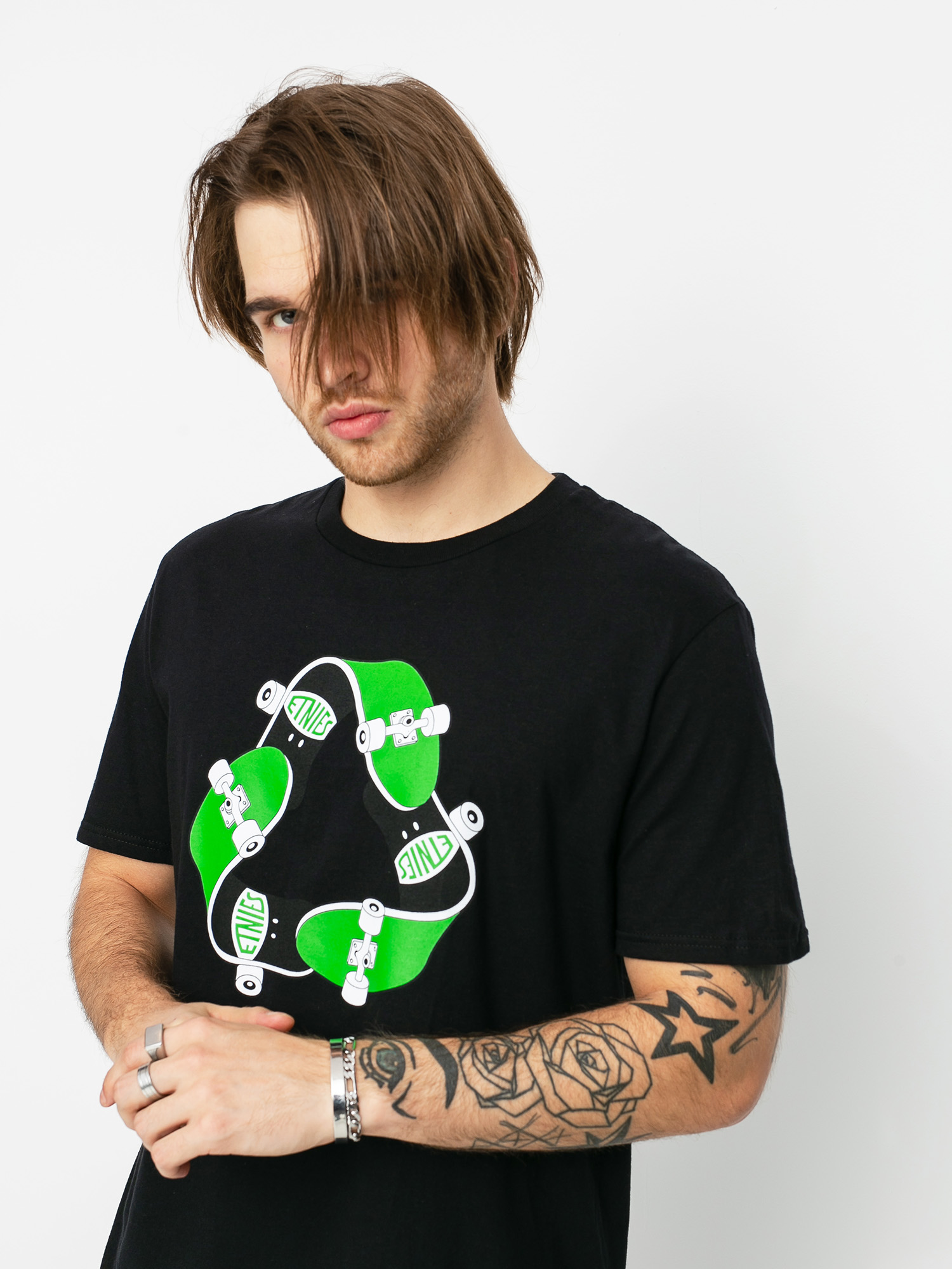 T-shirt Etnies Recycle Sk8 (black)