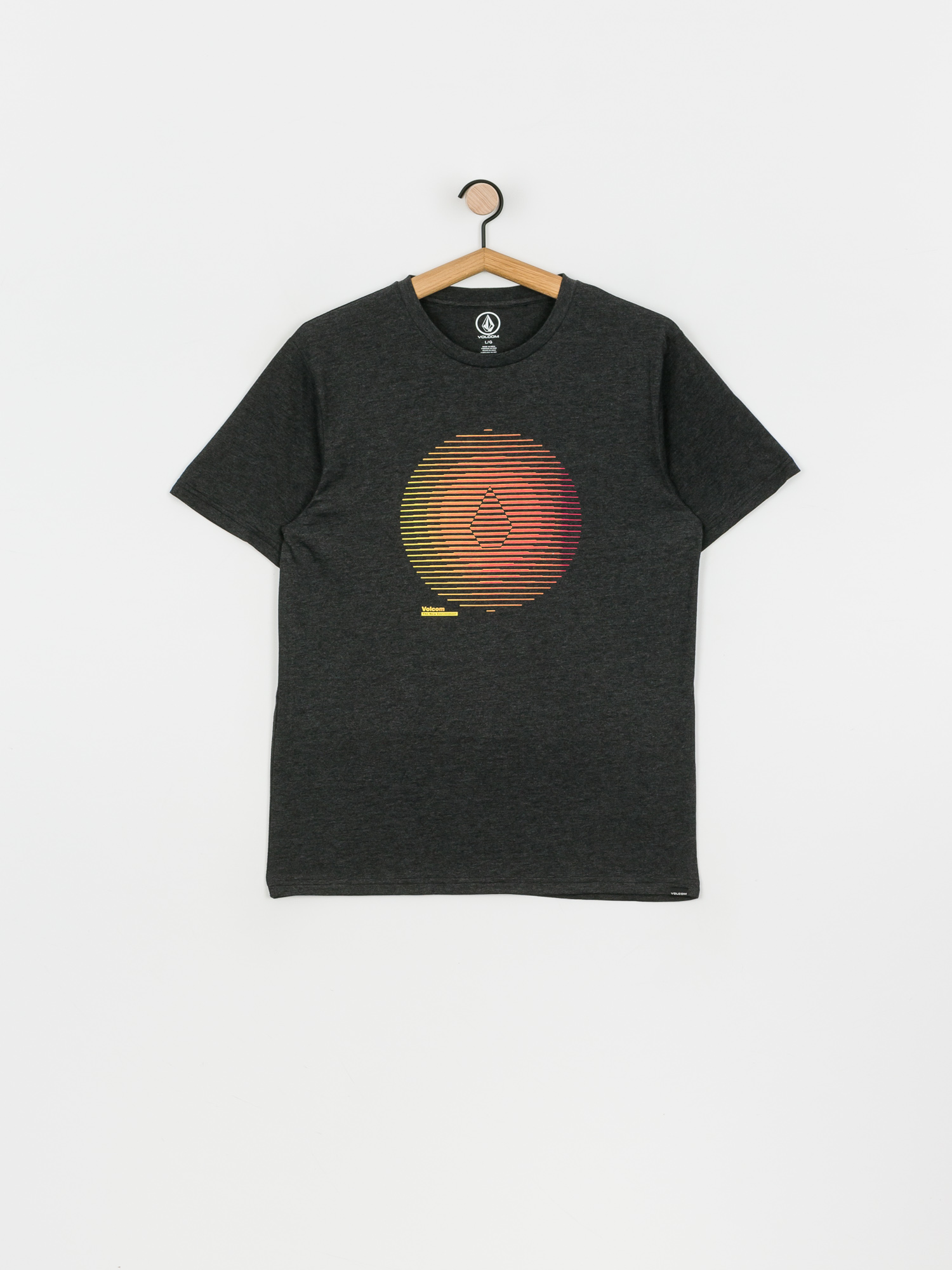 T-shirt Volcom Trepid Hth (heather black)