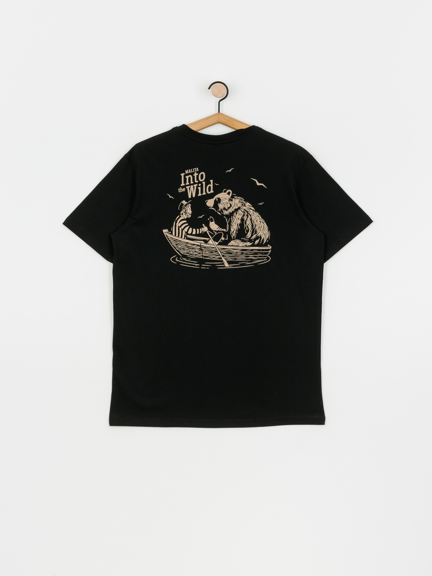 T-shirt Malita Bear (wild black)