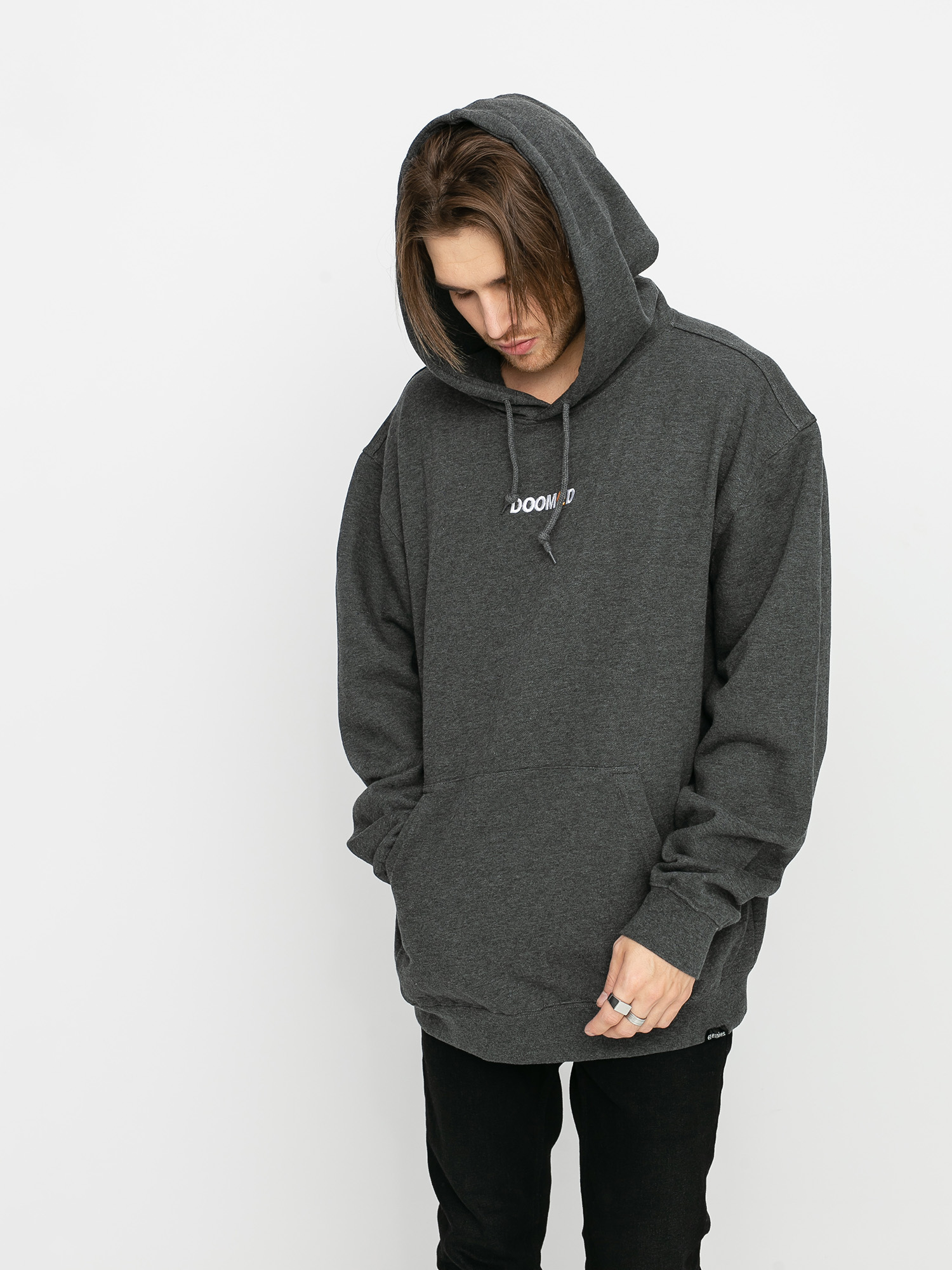 Bluza z kapturem Etnies Doomed HD (charcoal/heather)