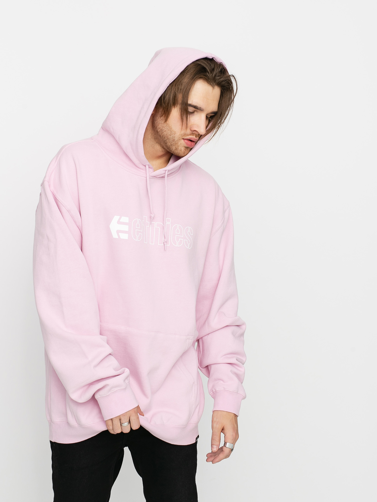 Bluza z kapturem Etnies Ecorp HD (pink)