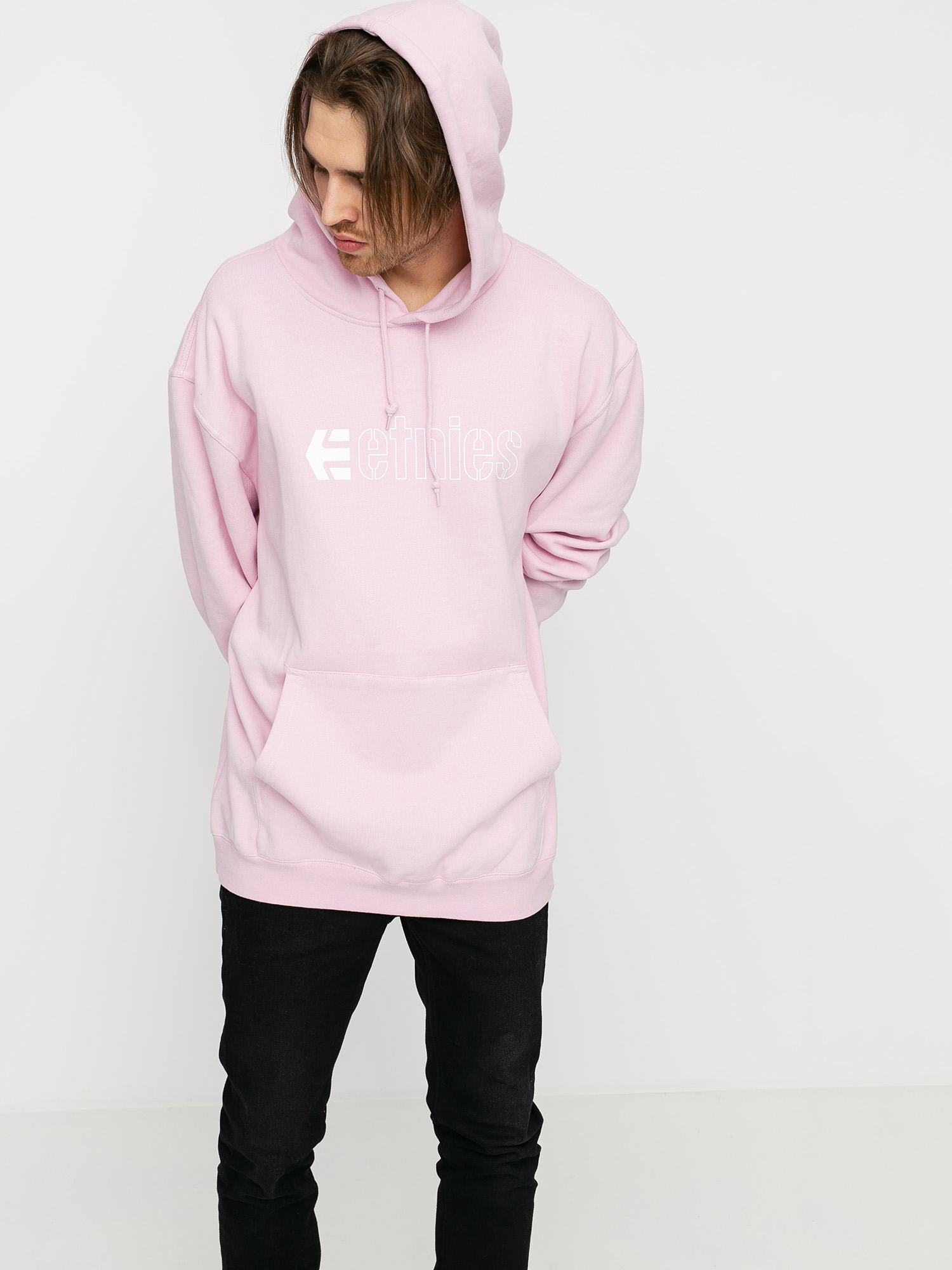 Bluza z kapturem Etnies Ecorp HD (pink)