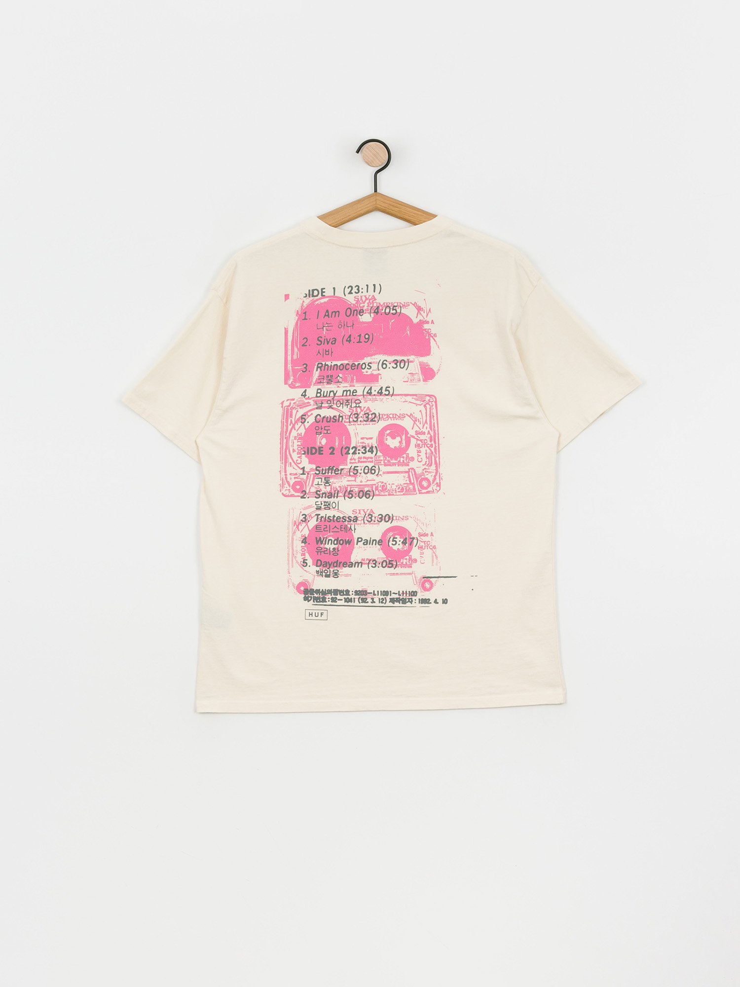 T-shirt HUF X The Smashing Pumpkins Window Paine (natural)