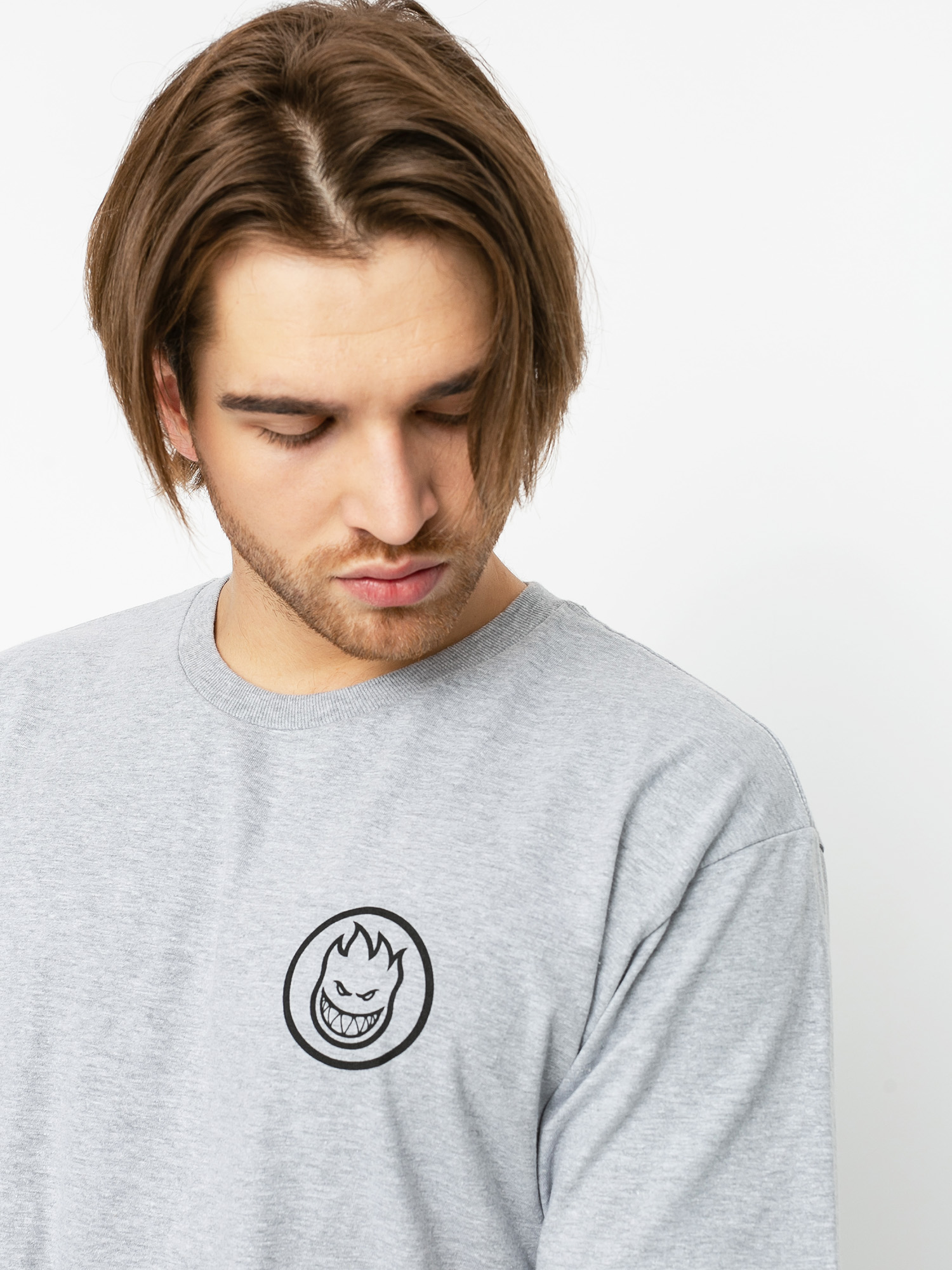 T-shirt Spitfire Clssc Swrl (athletic heather/black)