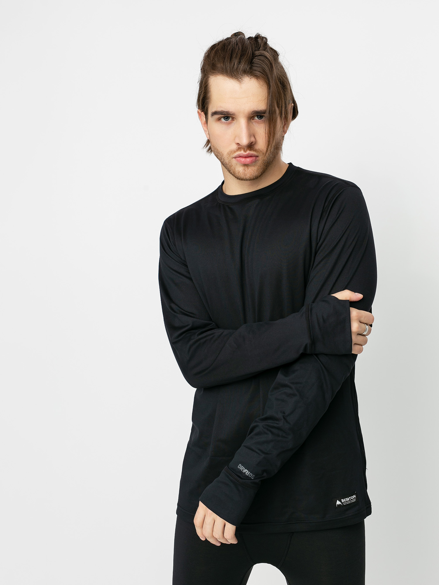 Męski Longsleeve aktywny Burton Midweight Base Layer Crew (true black)