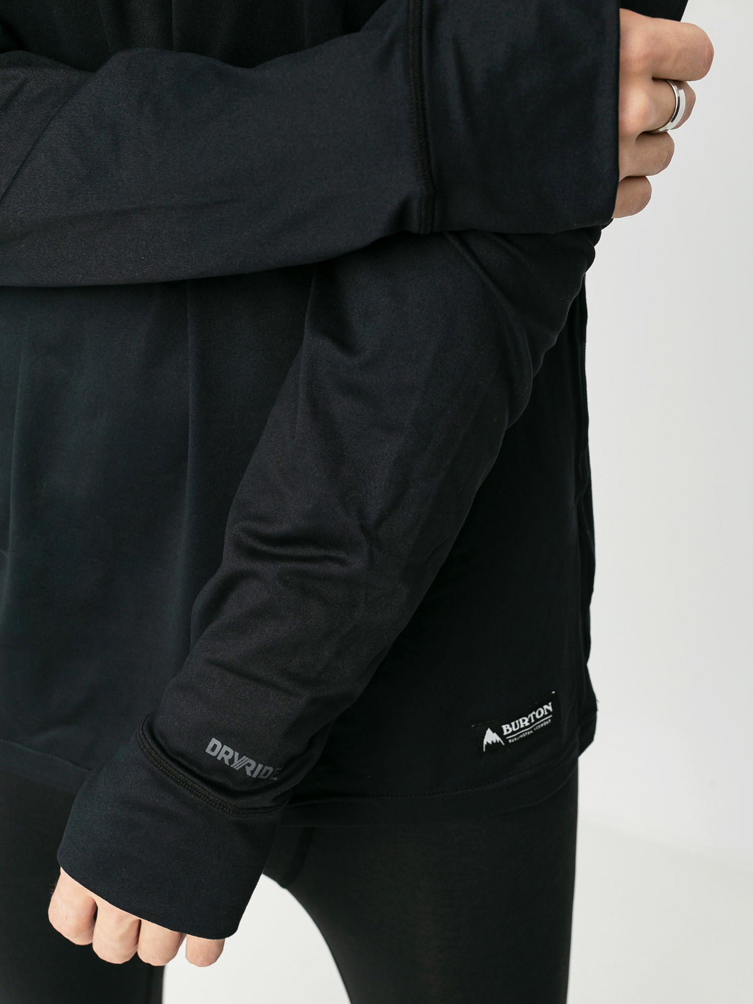 Męski Longsleeve aktywny Burton Midweight Base Layer Crew (true black)