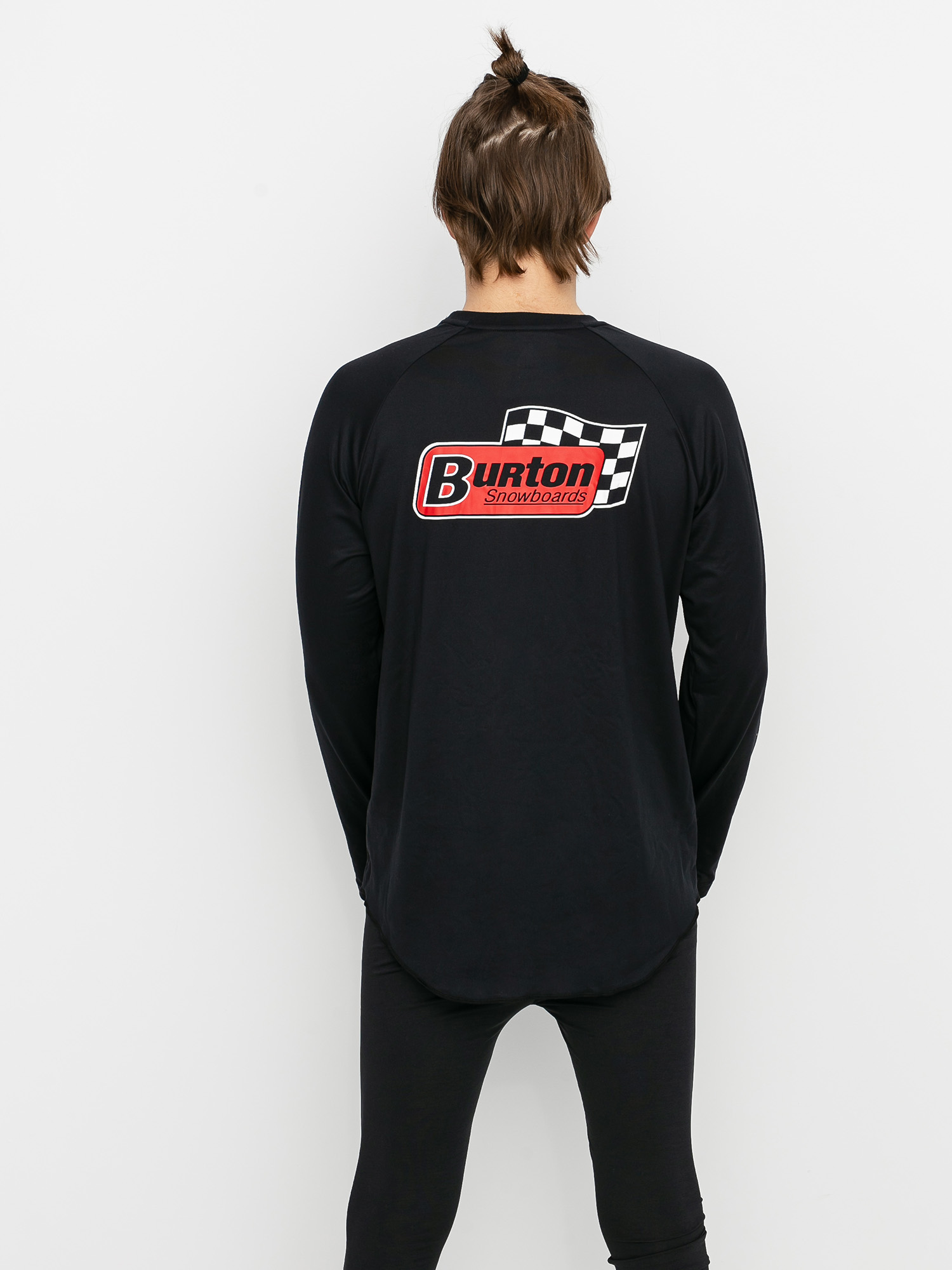 Męski Longsleeve aktywny Burton Roadie Base Layer Tech (true black)