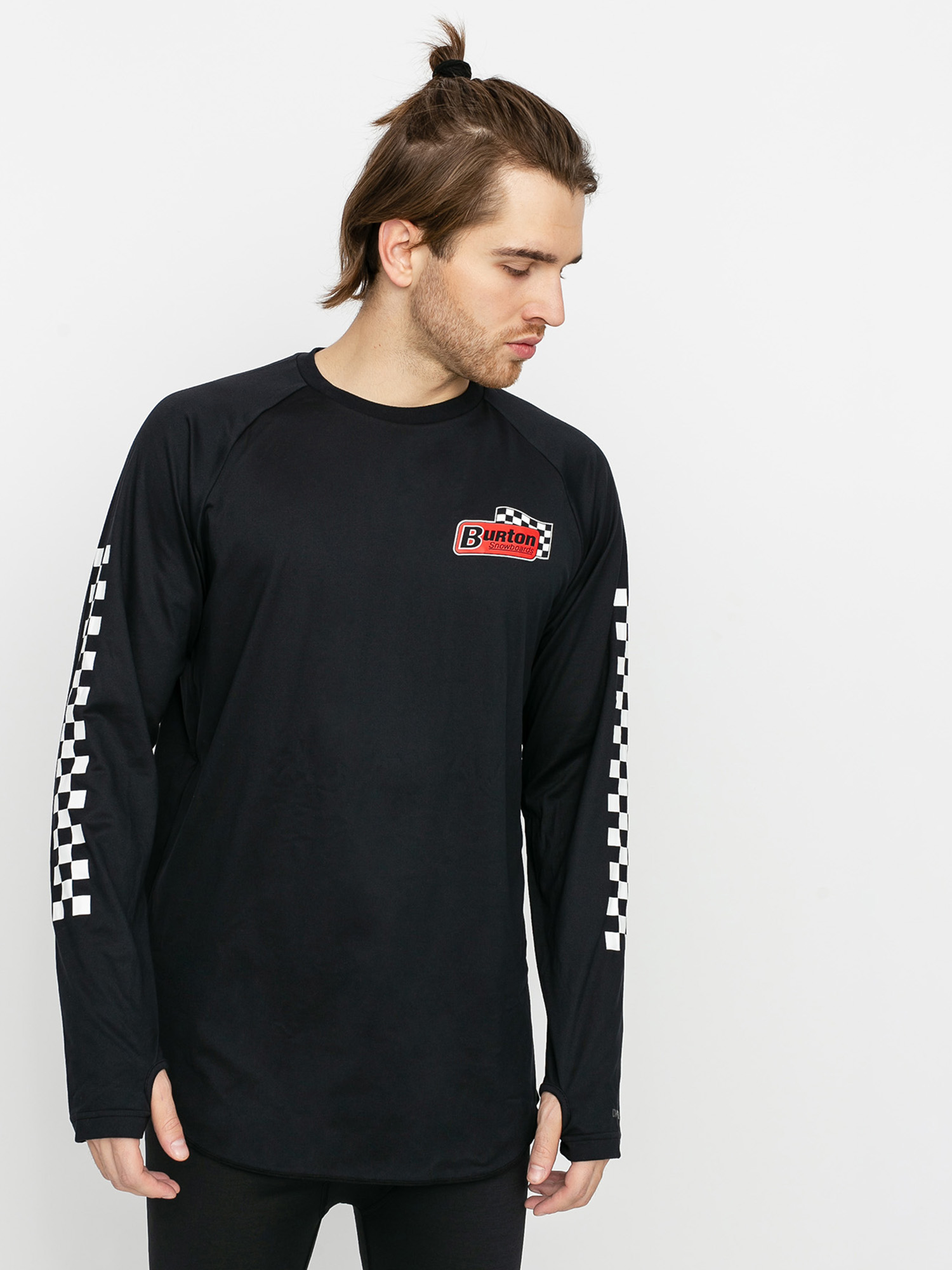 Męski Longsleeve aktywny Burton Roadie Base Layer Tech (true black)