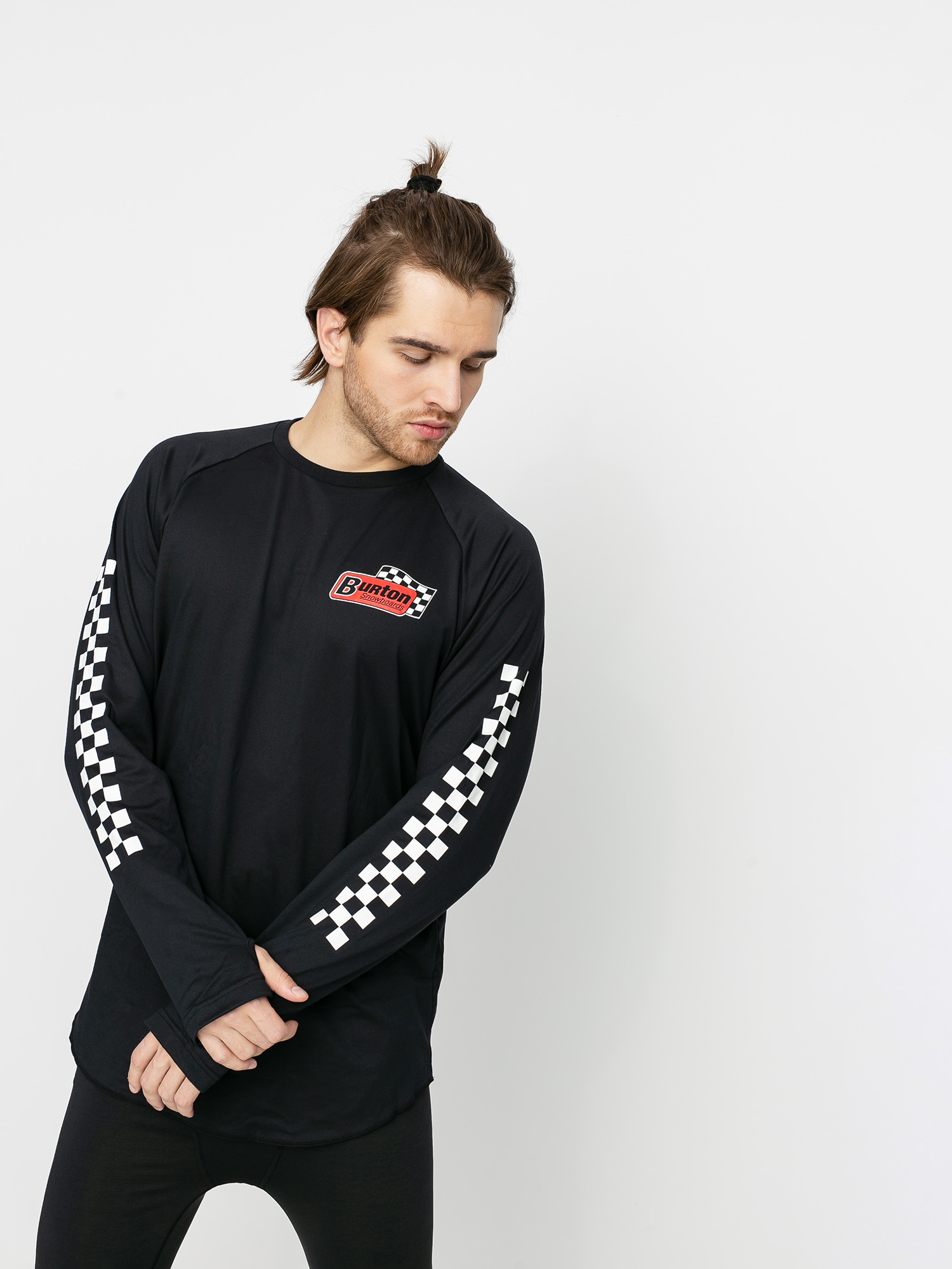 Męski Longsleeve aktywny Burton Roadie Base Layer Tech (true black)