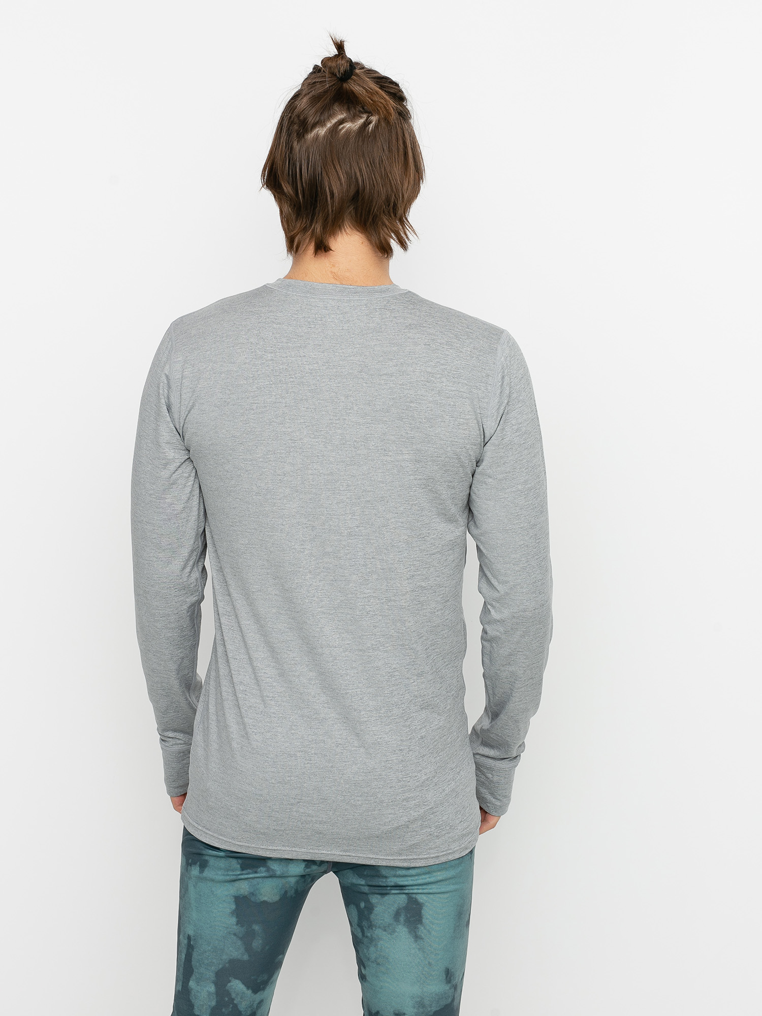 Męski Longsleeve aktywny Burton Lightweight X Base Layer (gray heather)