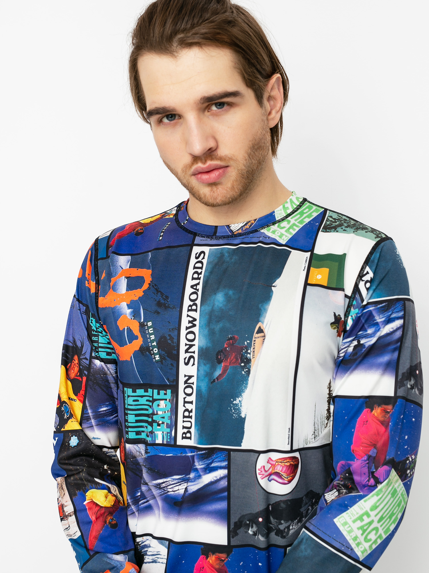 Męski Longsleeve aktywny Burton Lightweight X Base Layer (catalog collage)