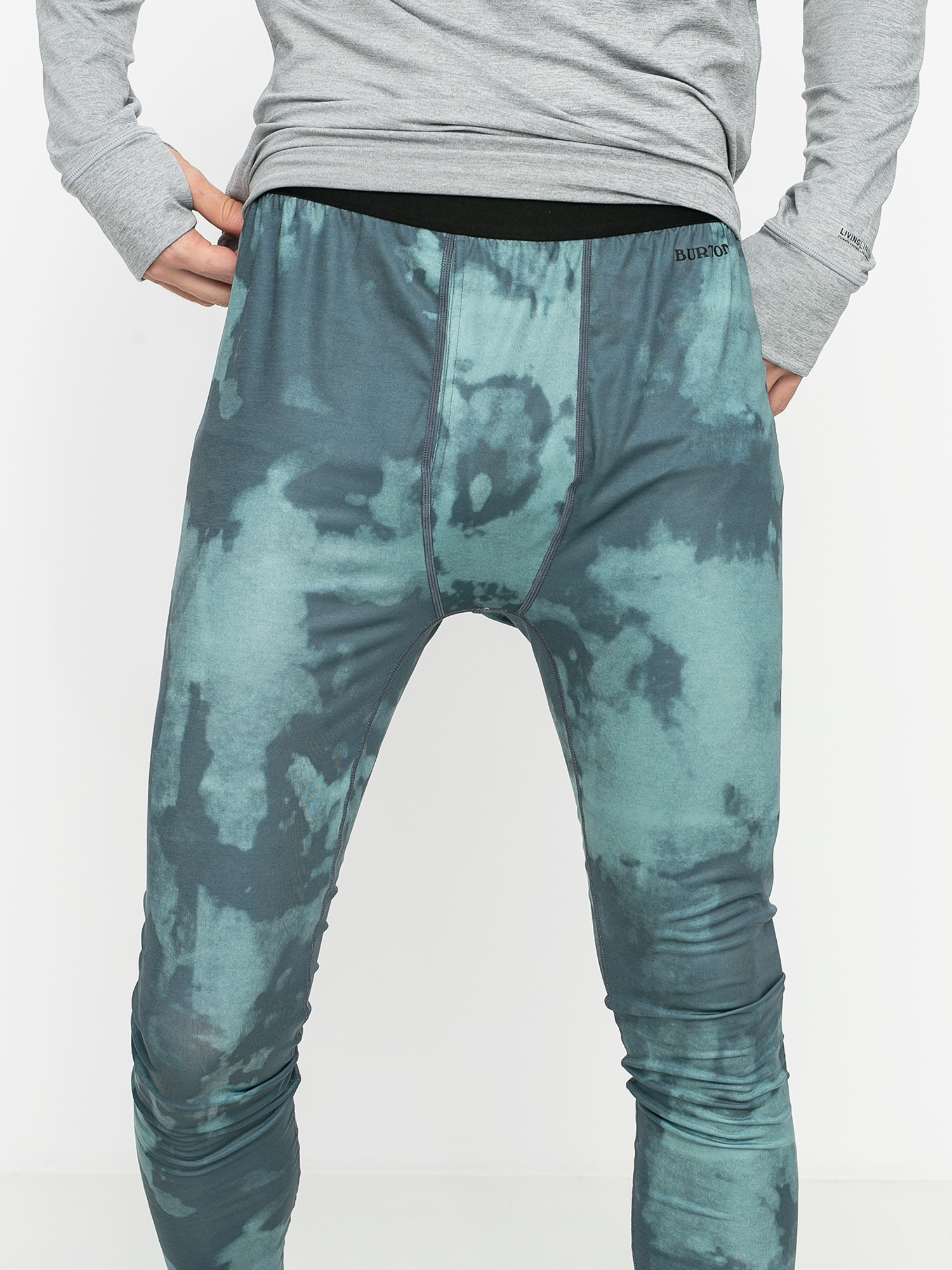 Męskie Legginsy aktywne Burton Lightweight X Base Layer Pant (dark slate resist dye)