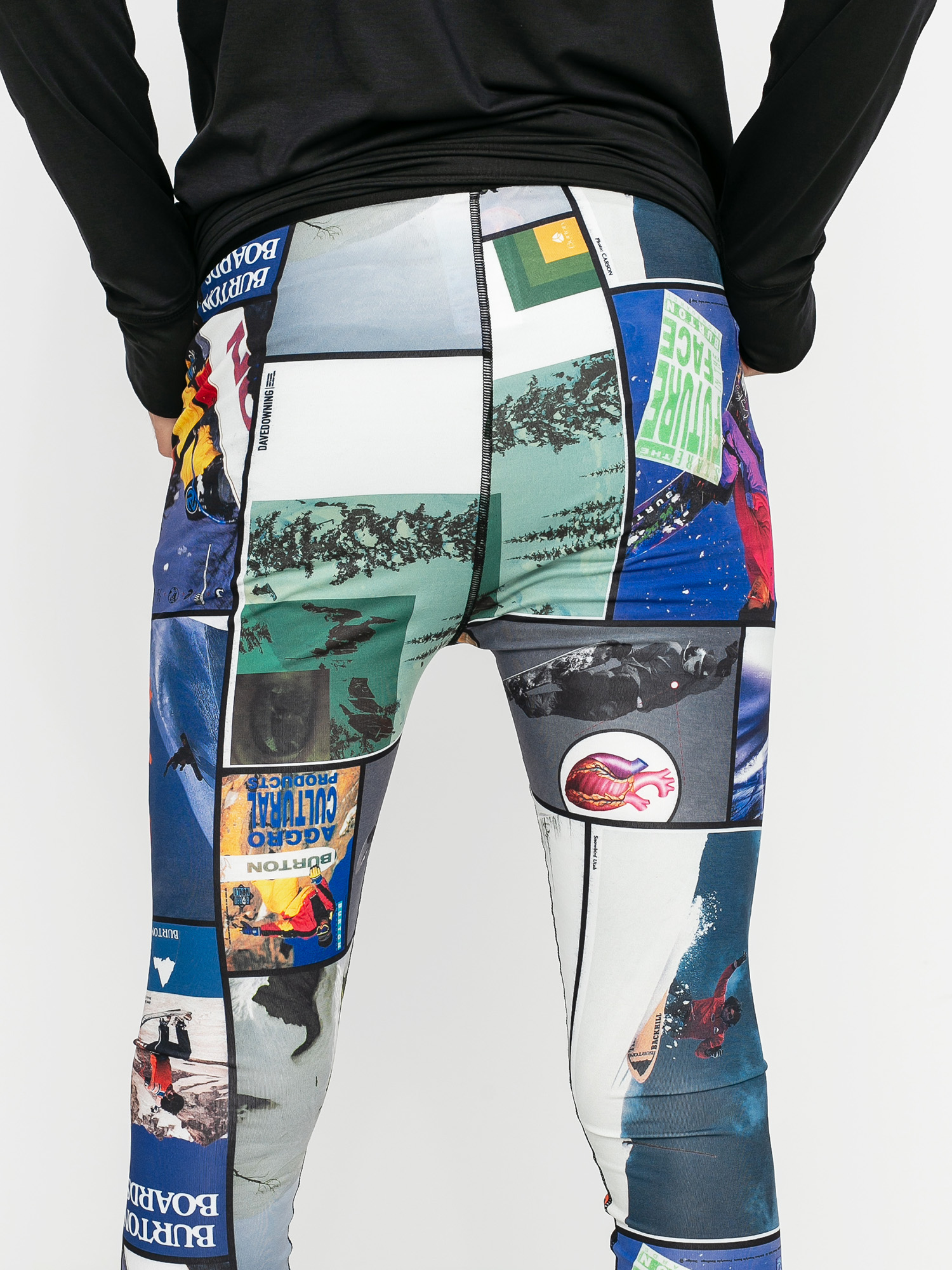 Męskie Legginsy aktywne Burton Lightweight X Base Layer Pant (catalog collage)