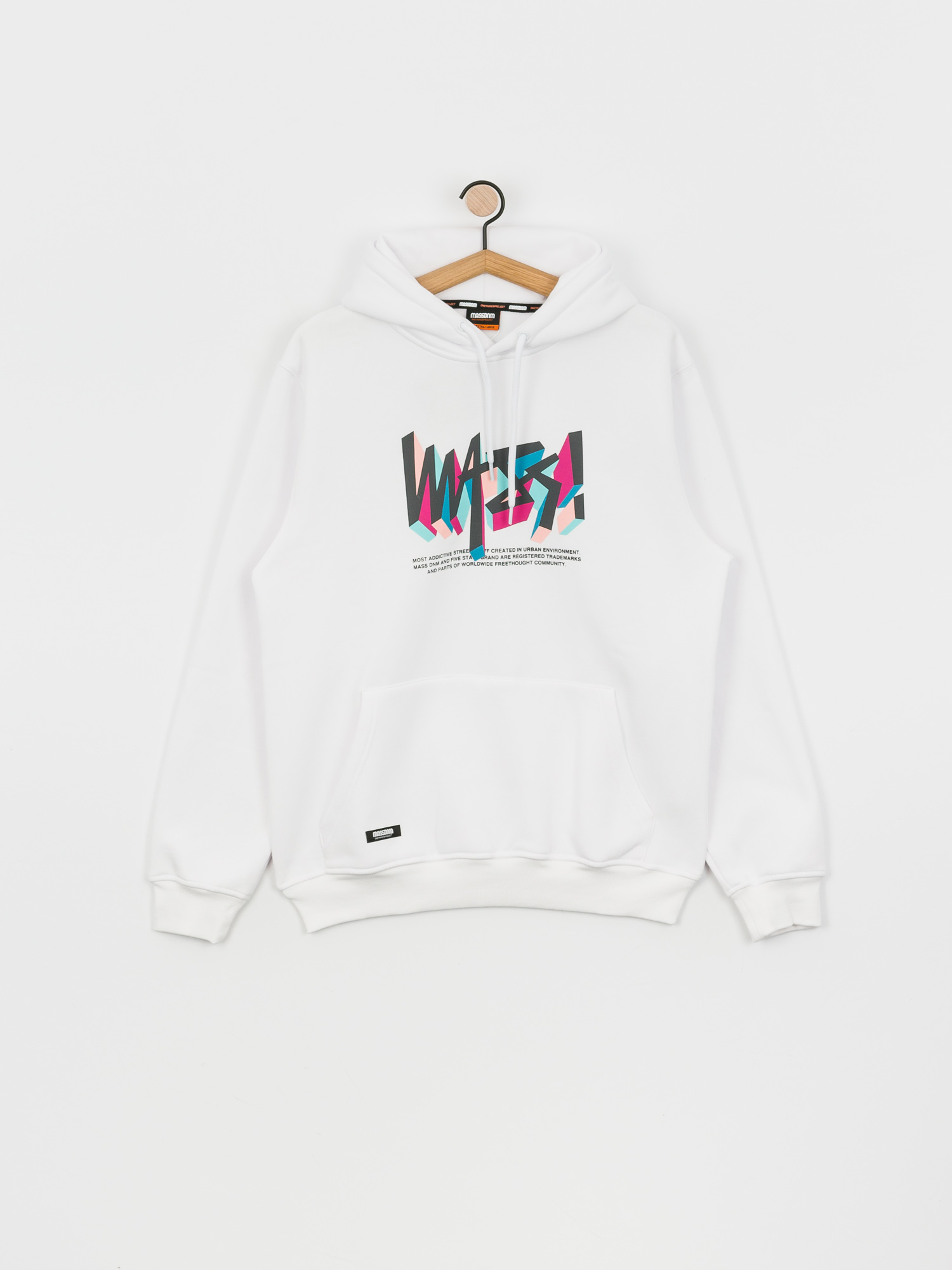 Bluza z kapturem MassDnm Escape HD (white)