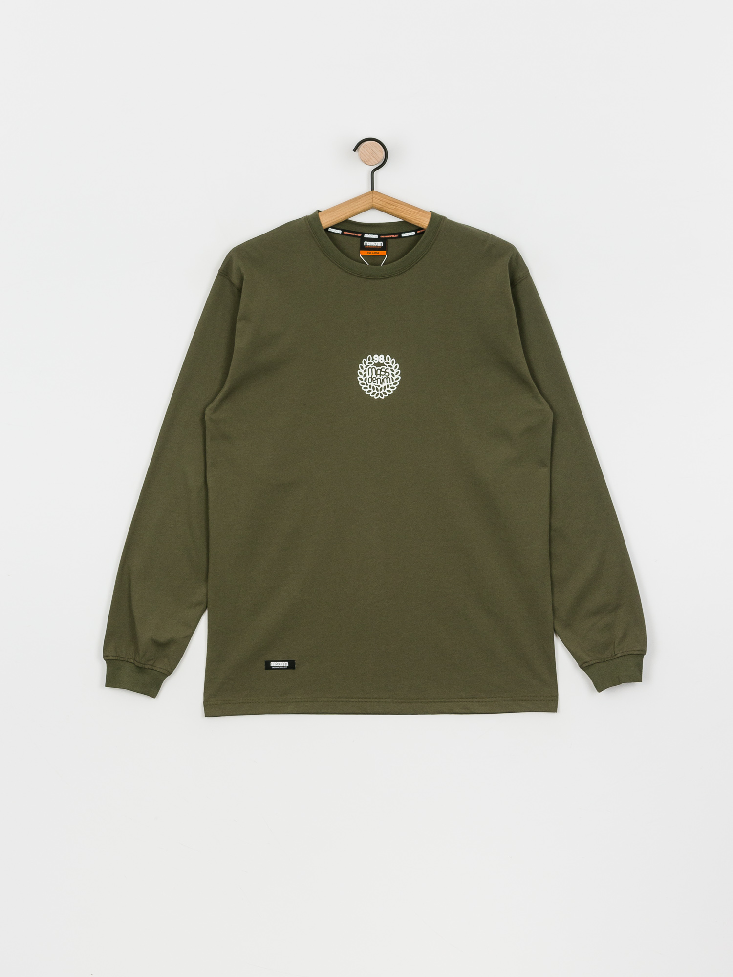 Longsleeve MassDnm Base Small Logo (khaki)