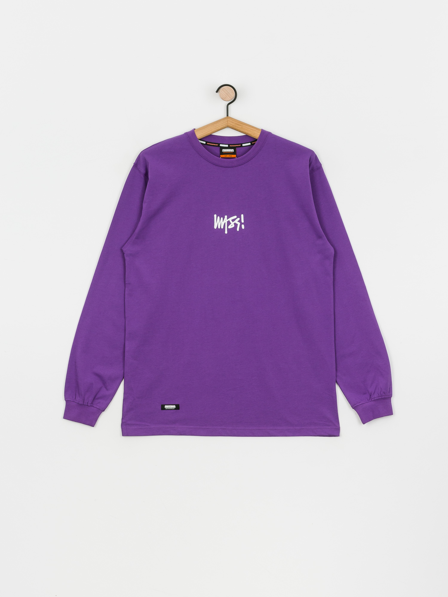Longsleeve MassDnm Signature Small Logo (purple)