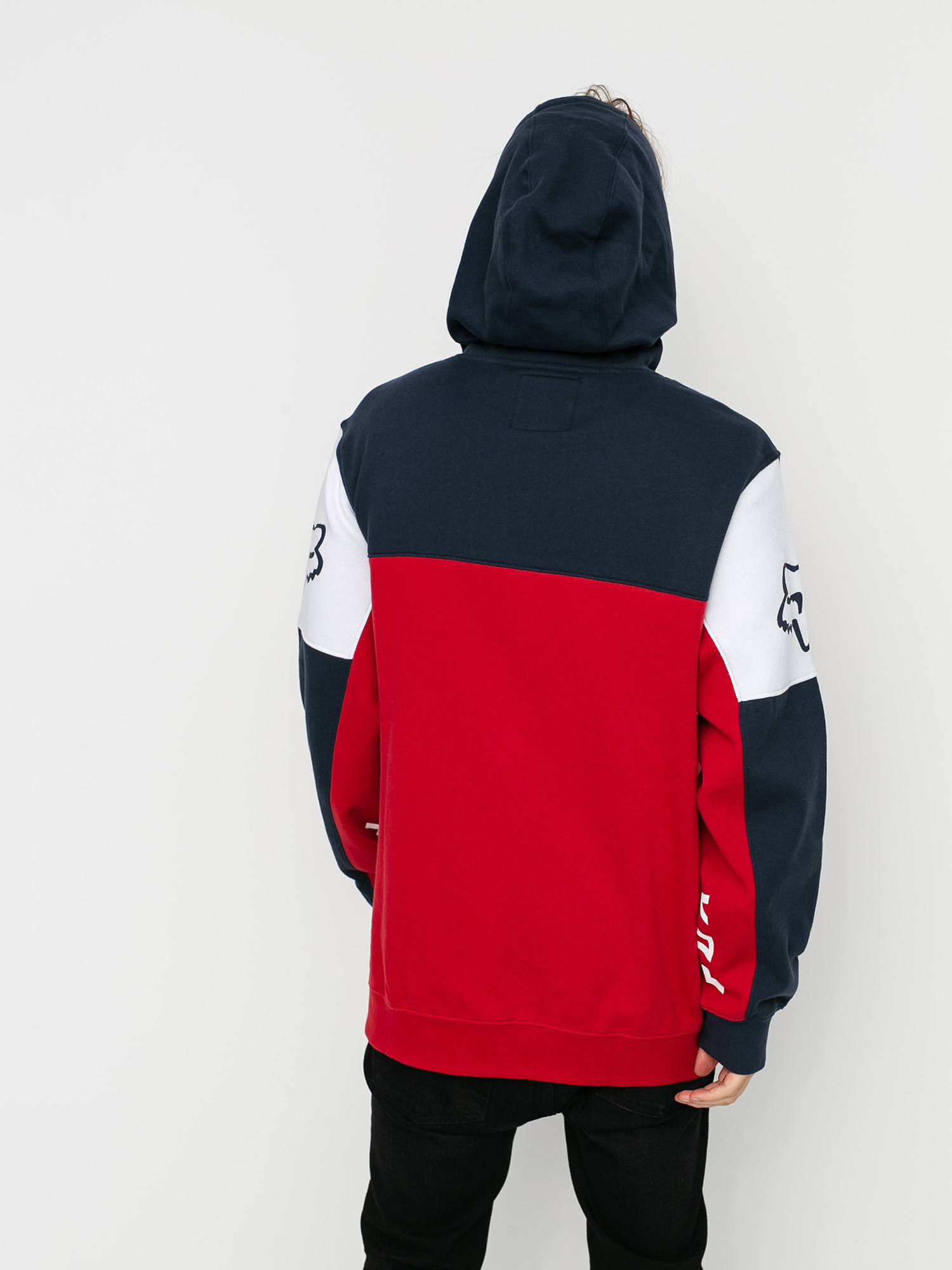 Bluza z kapturem Fox Honda HD (nvy/rd)