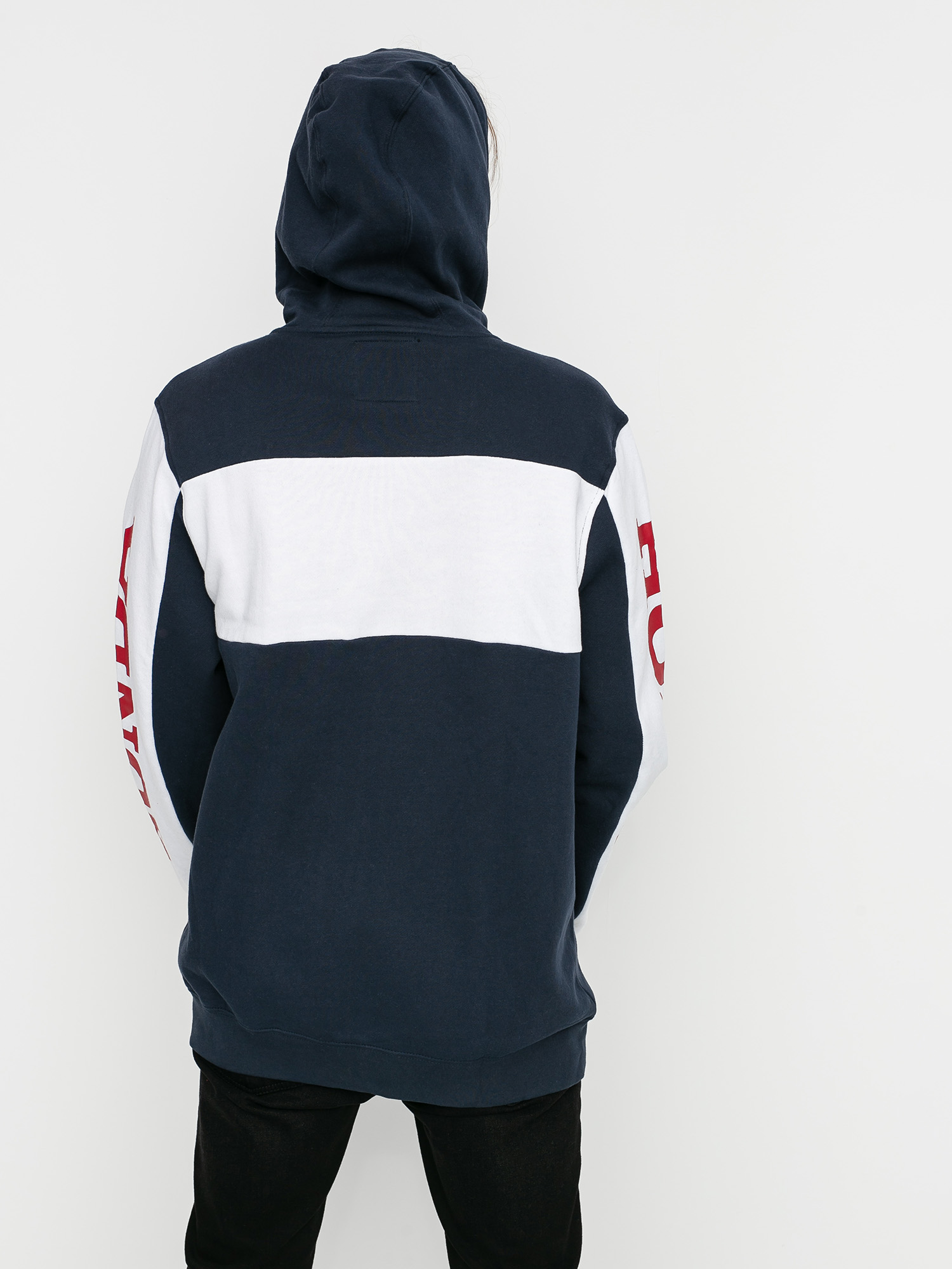 Bluza z kapturem Fox Honda HD (nvy/wht)