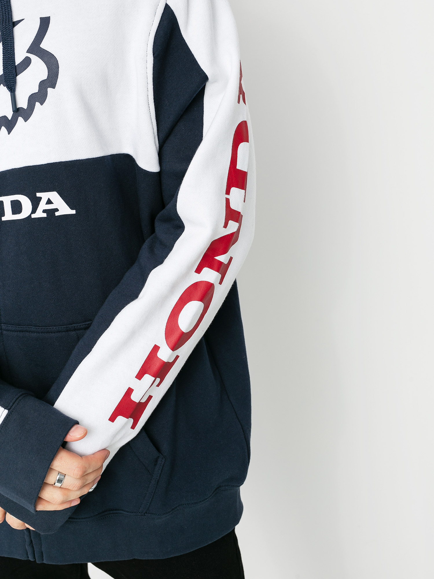 Bluza z kapturem Fox Honda HD (nvy/wht)