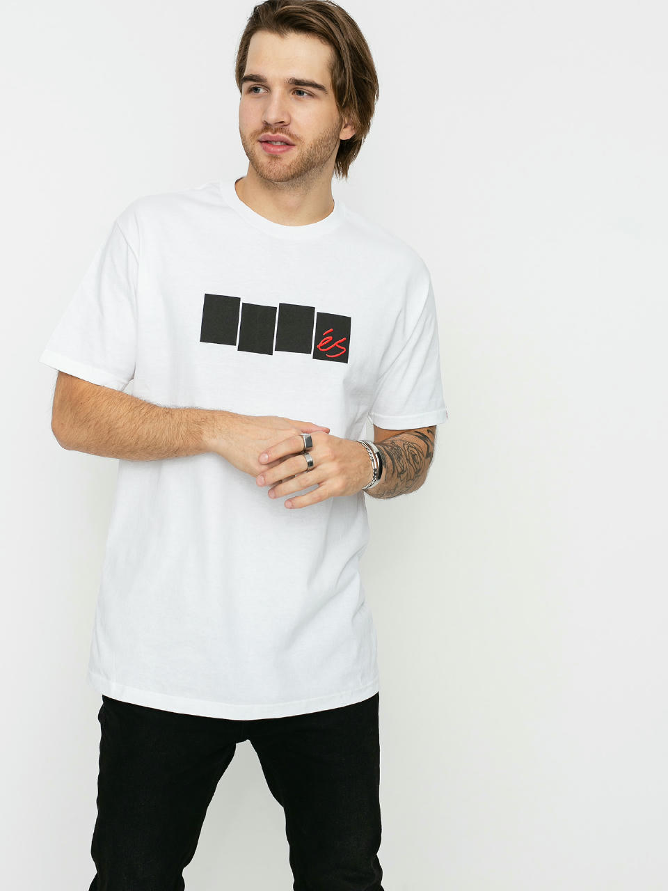 T-shirt eS Block Flag (white)