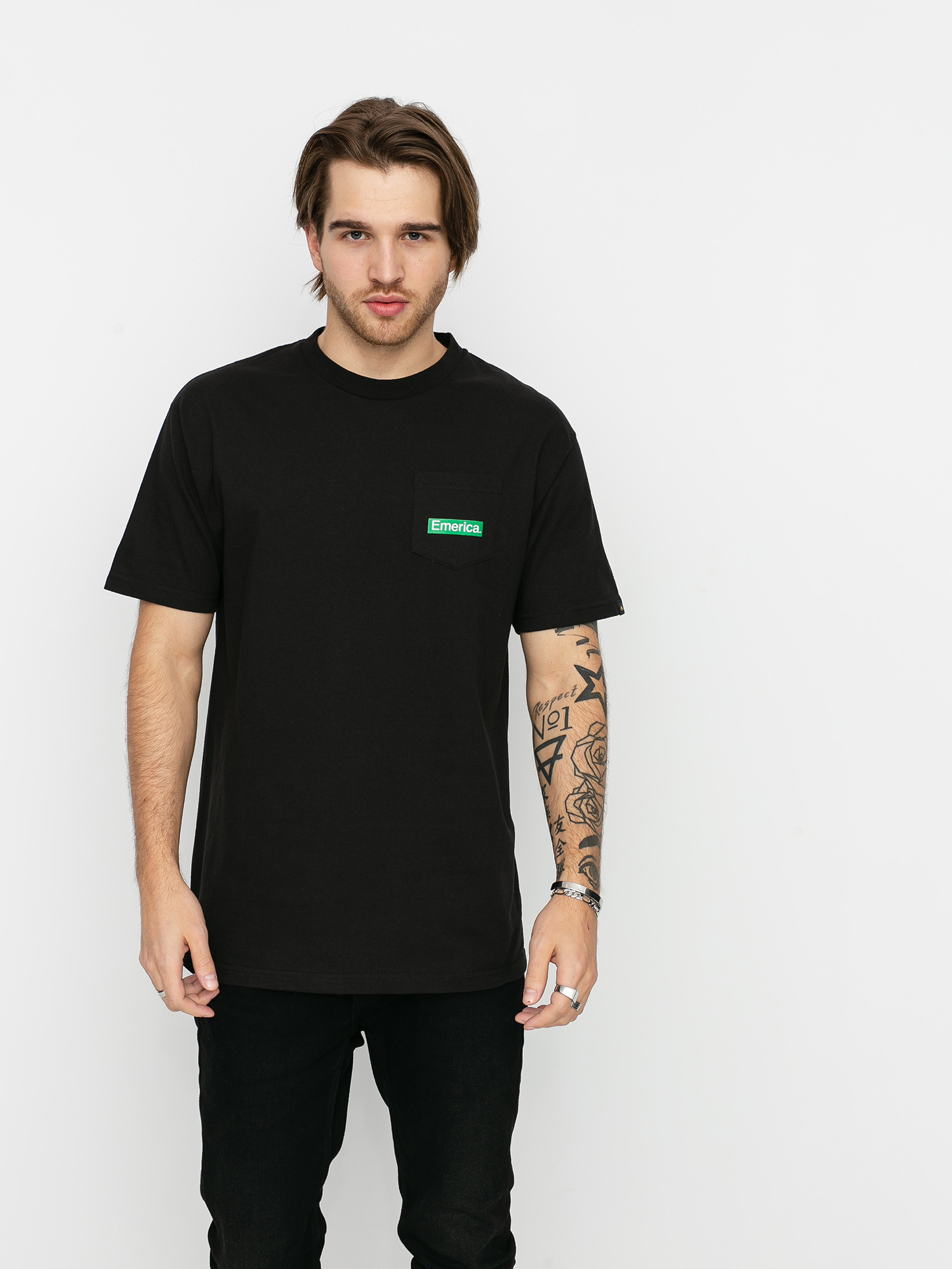 T-shirt Emerica Pure Triangle Pocket (black)