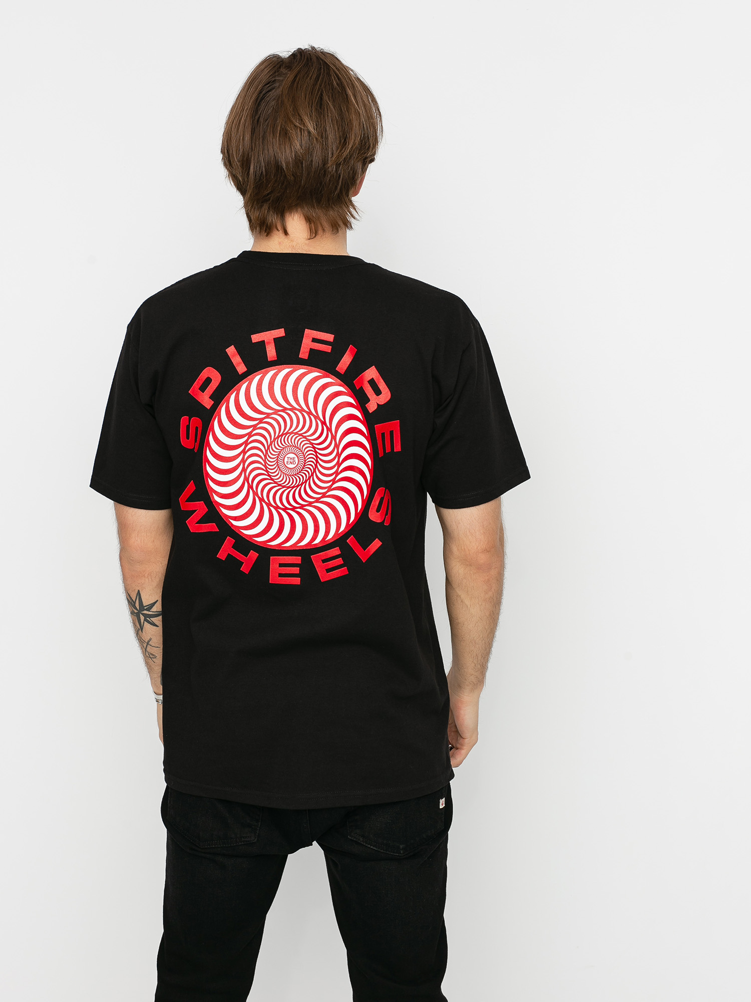 T-shirt Spitfire Clsc 87 Swrl (black/red)