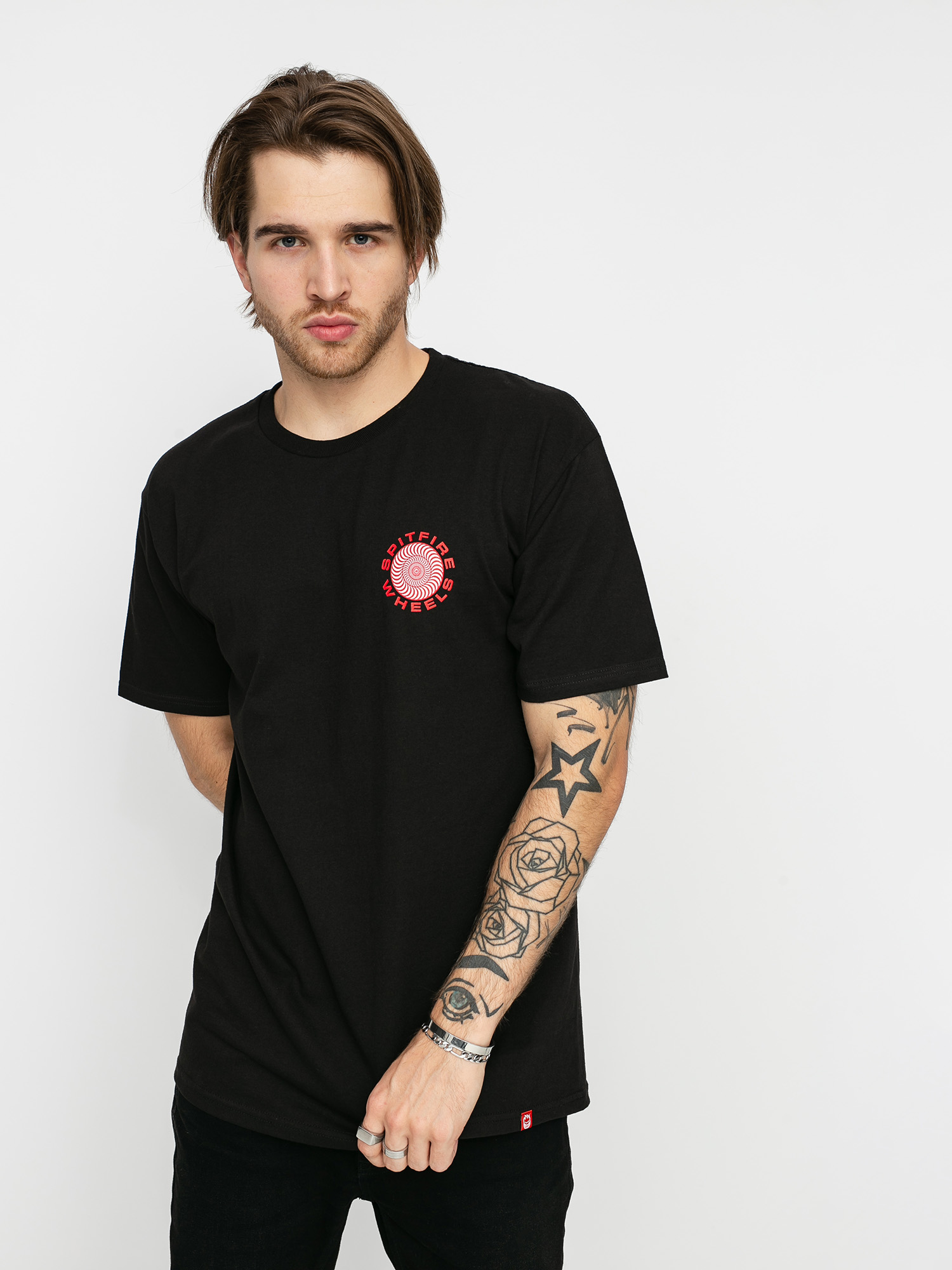 T-shirt Spitfire Clsc 87 Swrl (black/red)