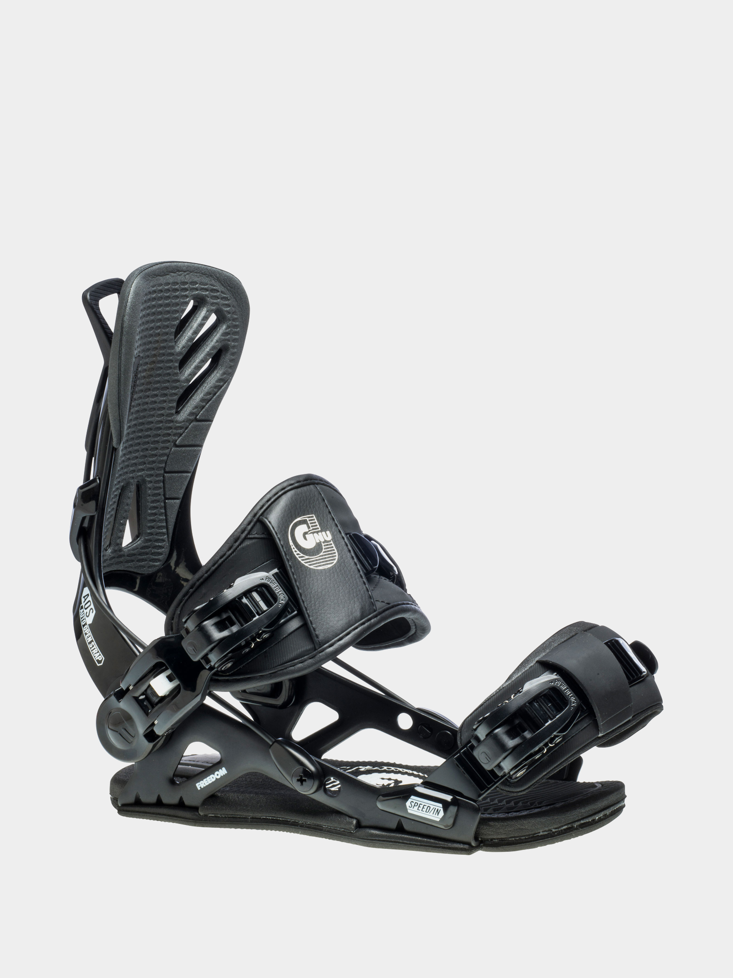 Męskie Wiązania snowboardowe Gnu Freedom (black)