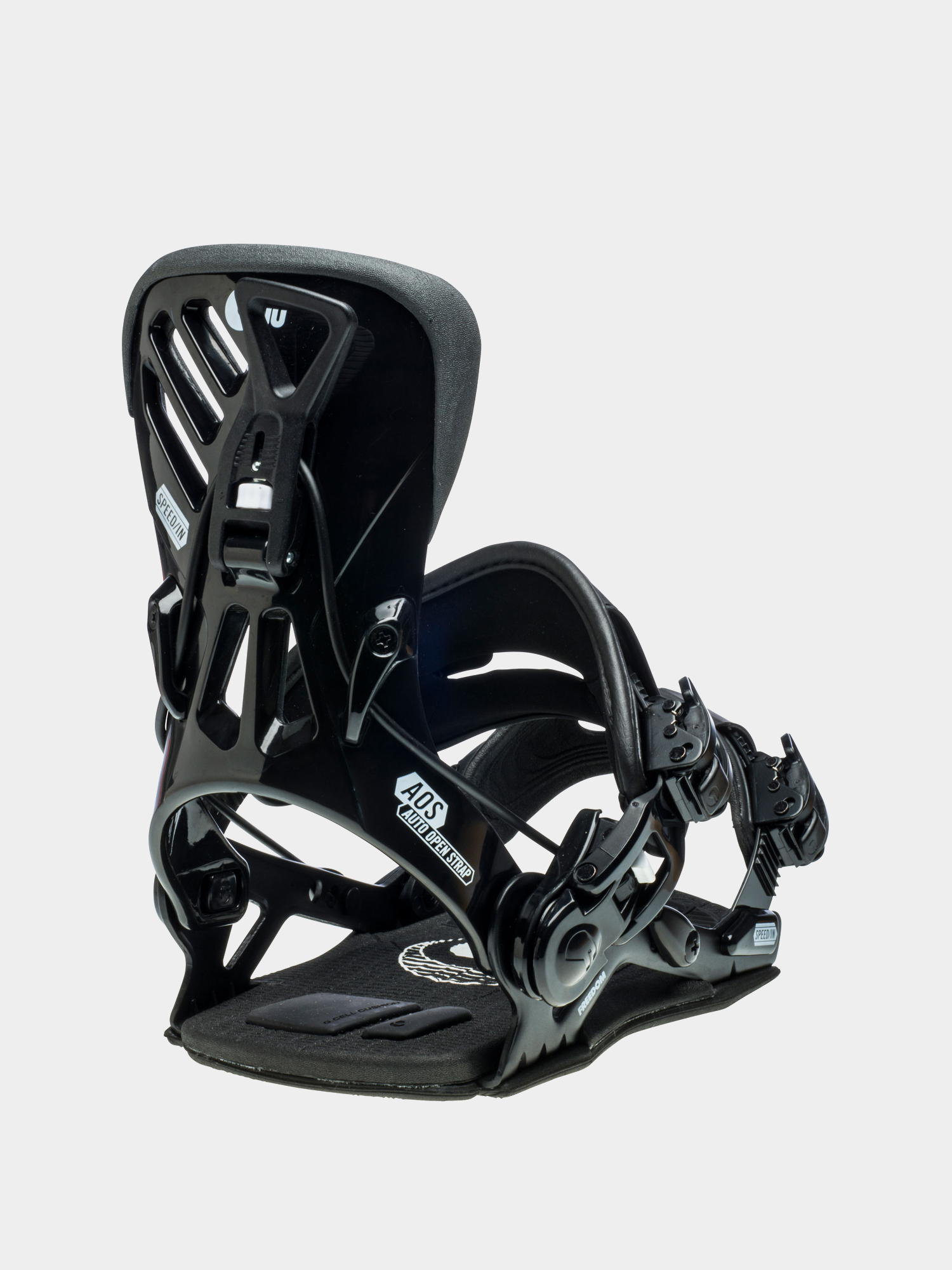 Męskie Wiązania snowboardowe Gnu Freedom (black)