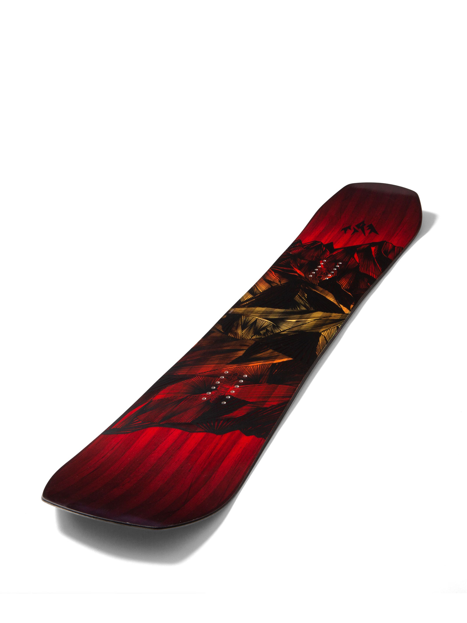 Deska snowboardowa Jones Snowboards Mountain Twin (red/black)