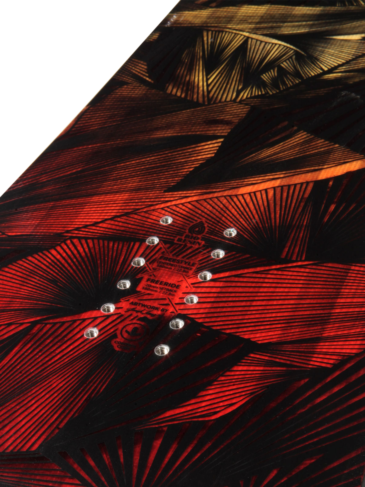 Deska snowboardowa Jones Snowboards Mountain Twin (red/black)