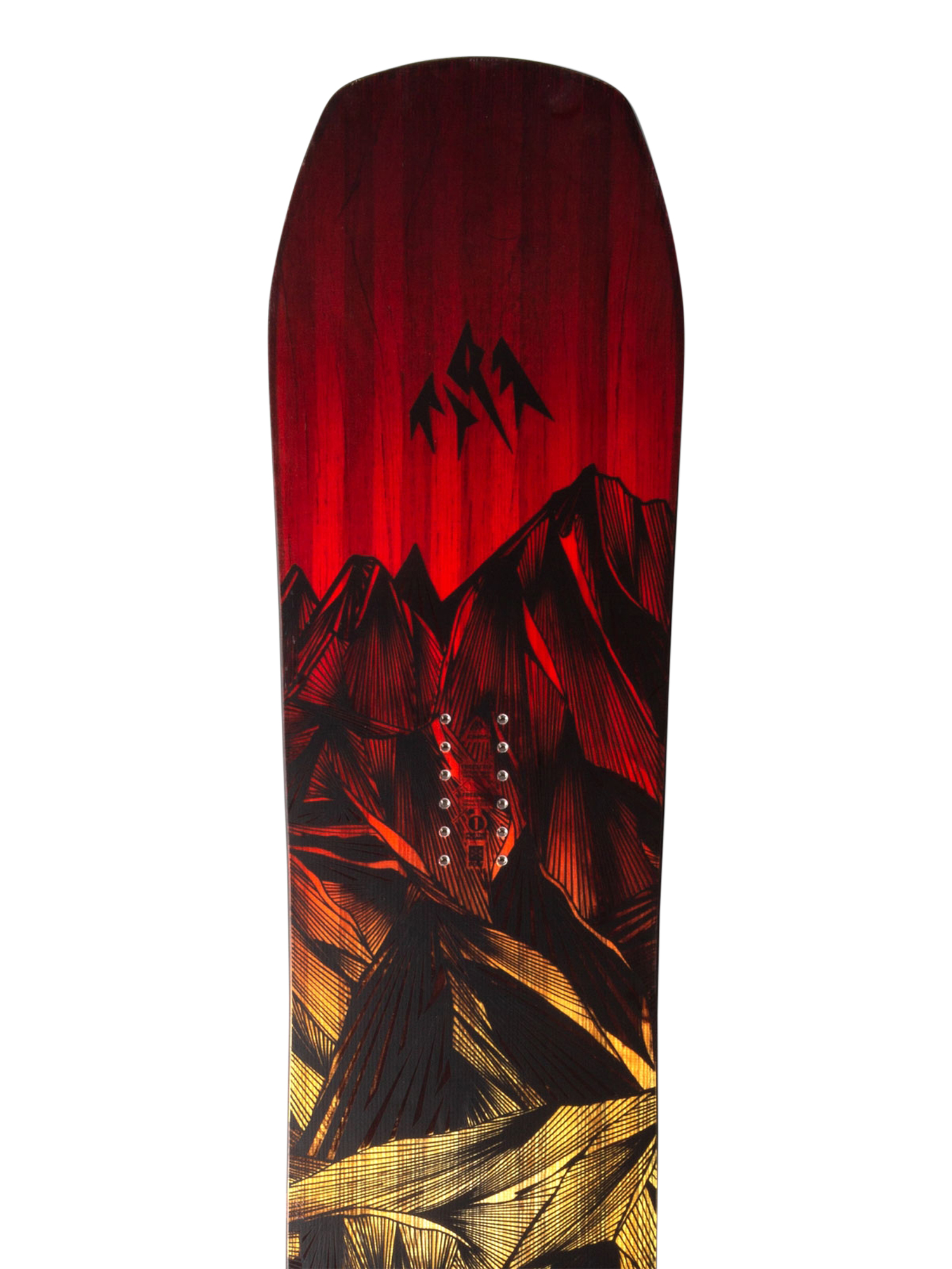 Deska snowboardowa Jones Snowboards Mountain Twin (red/black)