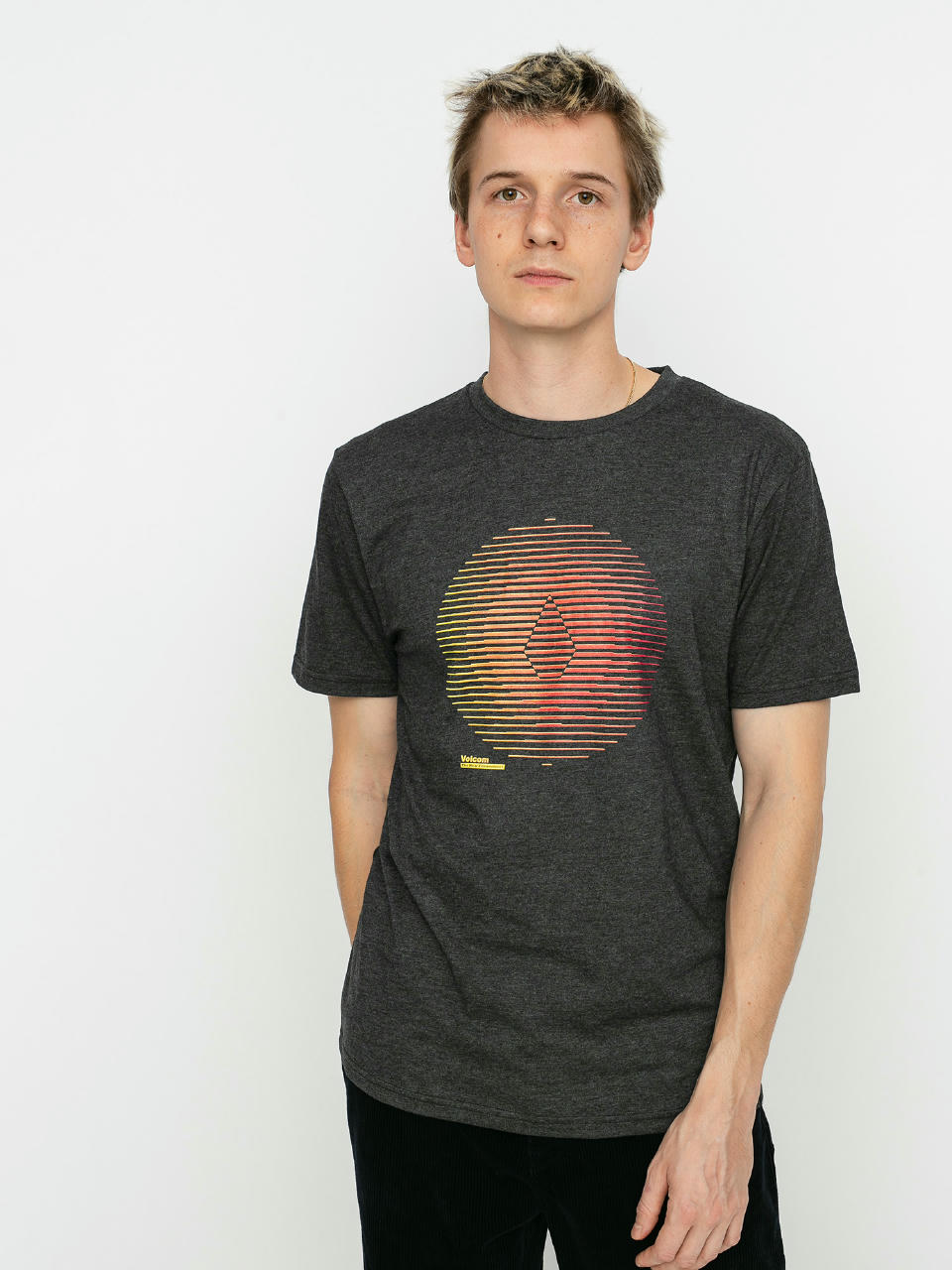 T-shirt Volcom Trepid Hth (heather black)