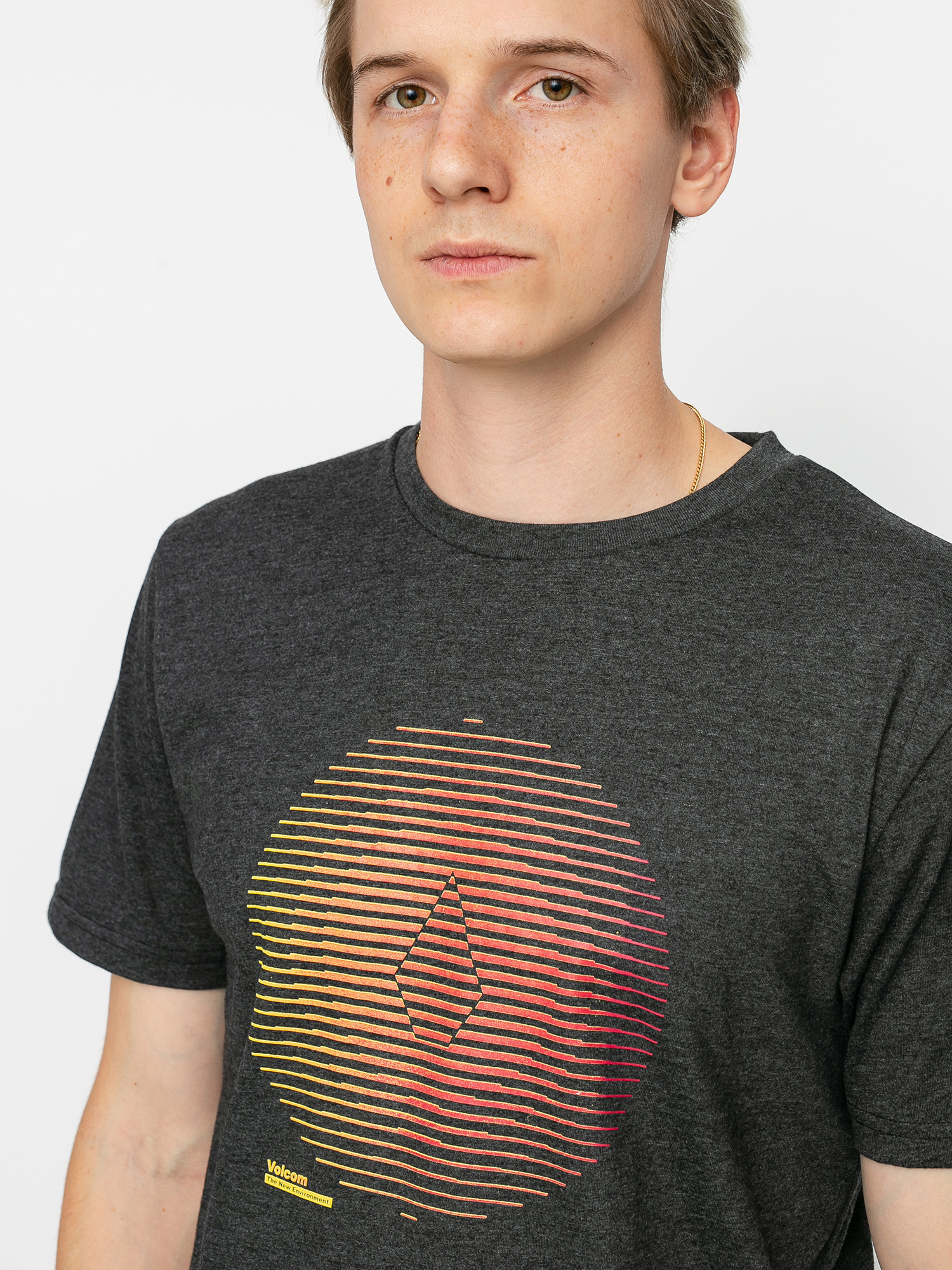 T-shirt Volcom Trepid Hth (heather black)