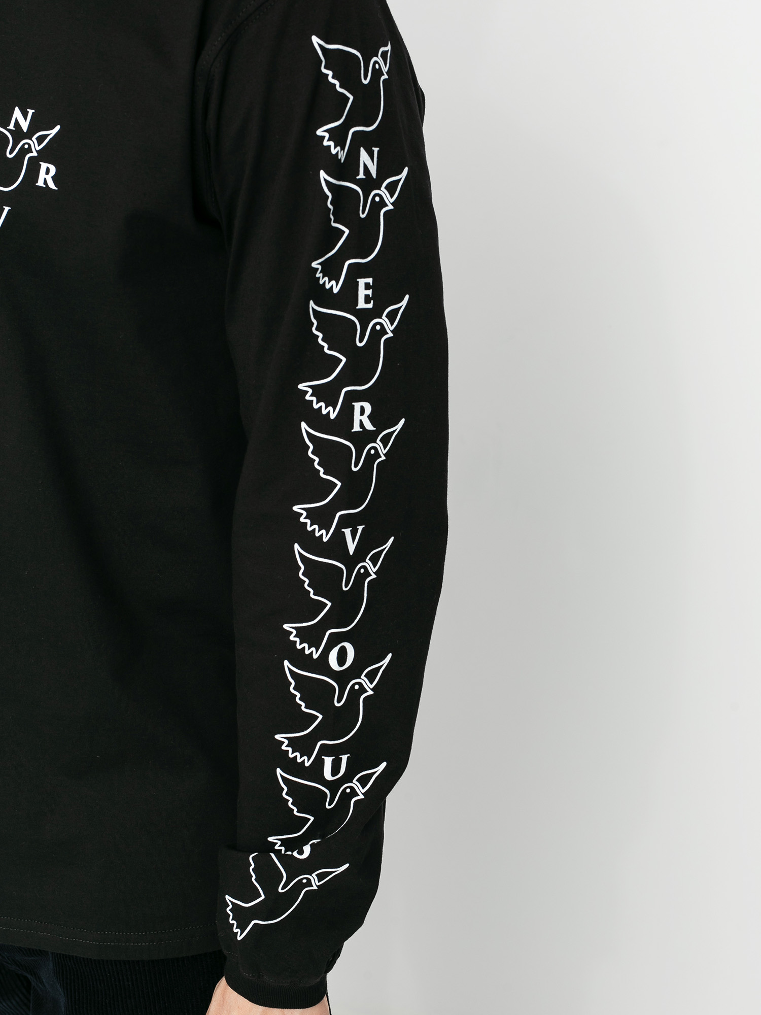Longsleeve Nervous Cross (black)