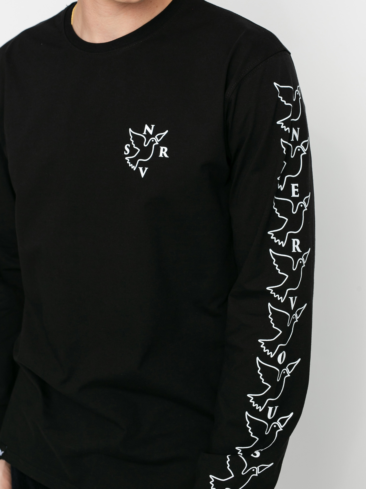 Longsleeve Nervous Cross (black)