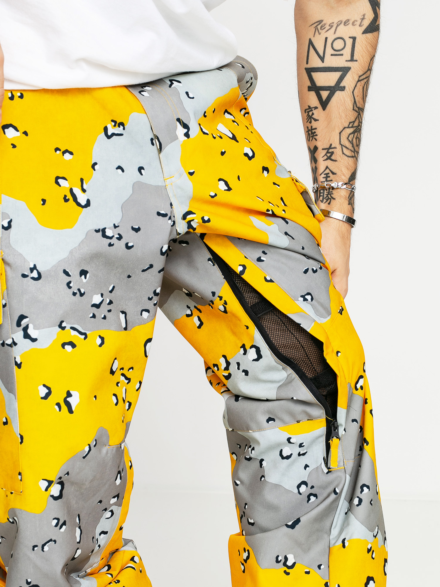 Męskie Spodnie snowboardowe DC Banshee (chocolate chip lemon chro camo)