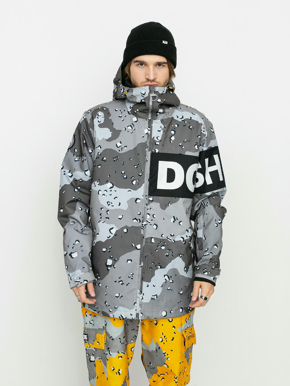 Męska Kurtka snowboardowa DC Propaganda (chocolate chip greyscale camo)