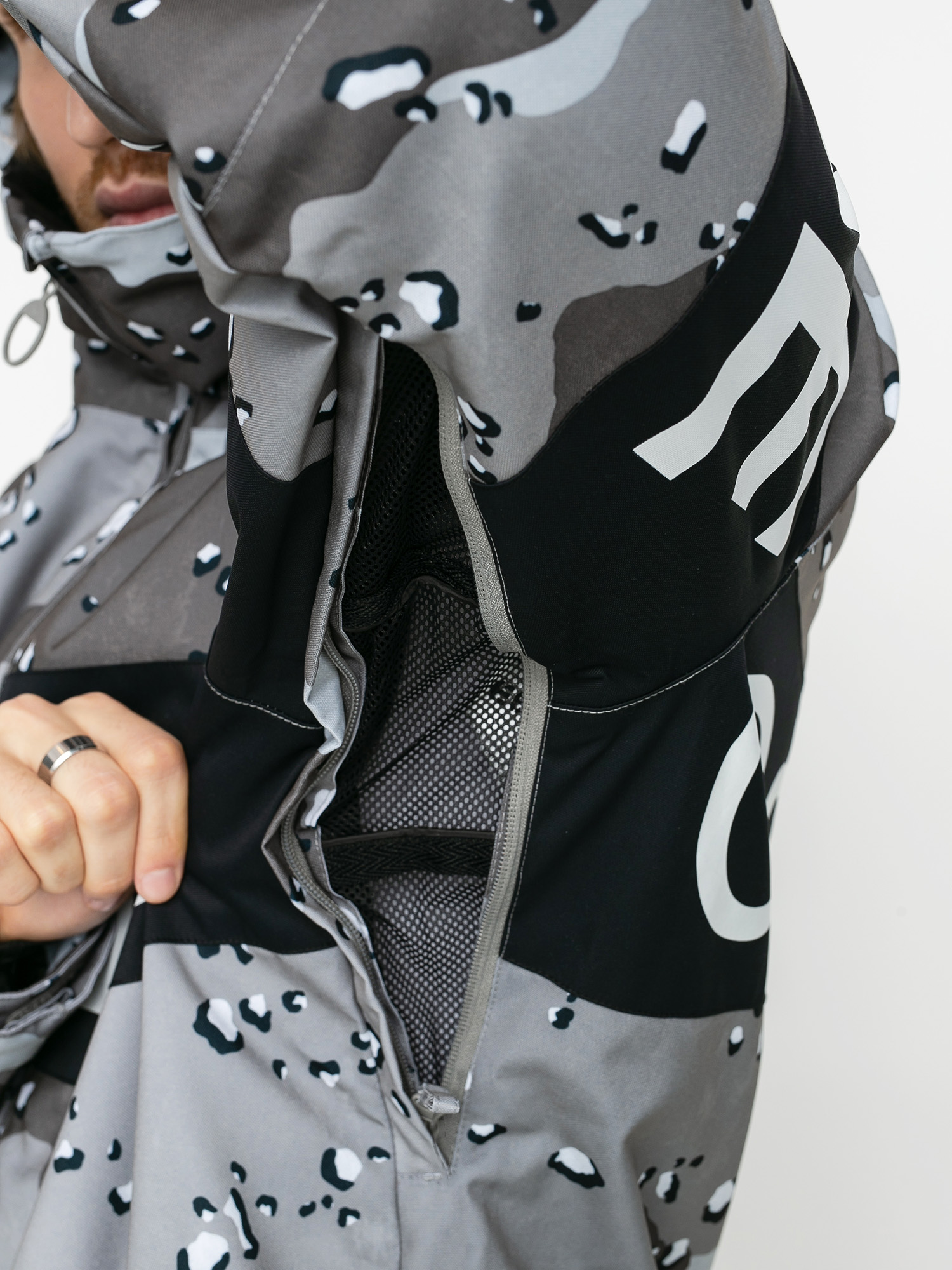 Męska Kurtka snowboardowa DC Propaganda (chocolate chip greyscale camo)