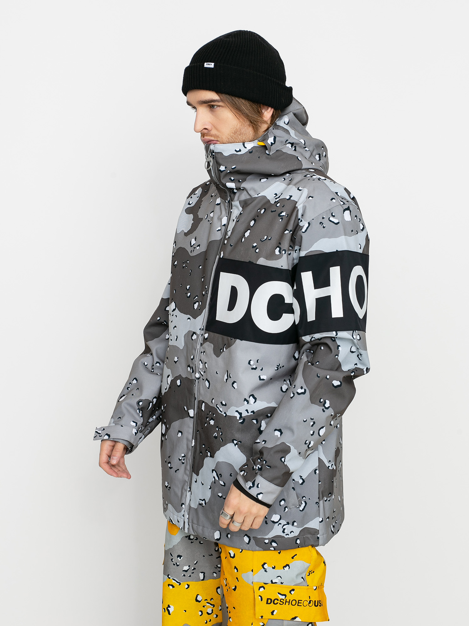 Męska Kurtka snowboardowa DC Propaganda (chocolate chip greyscale camo)