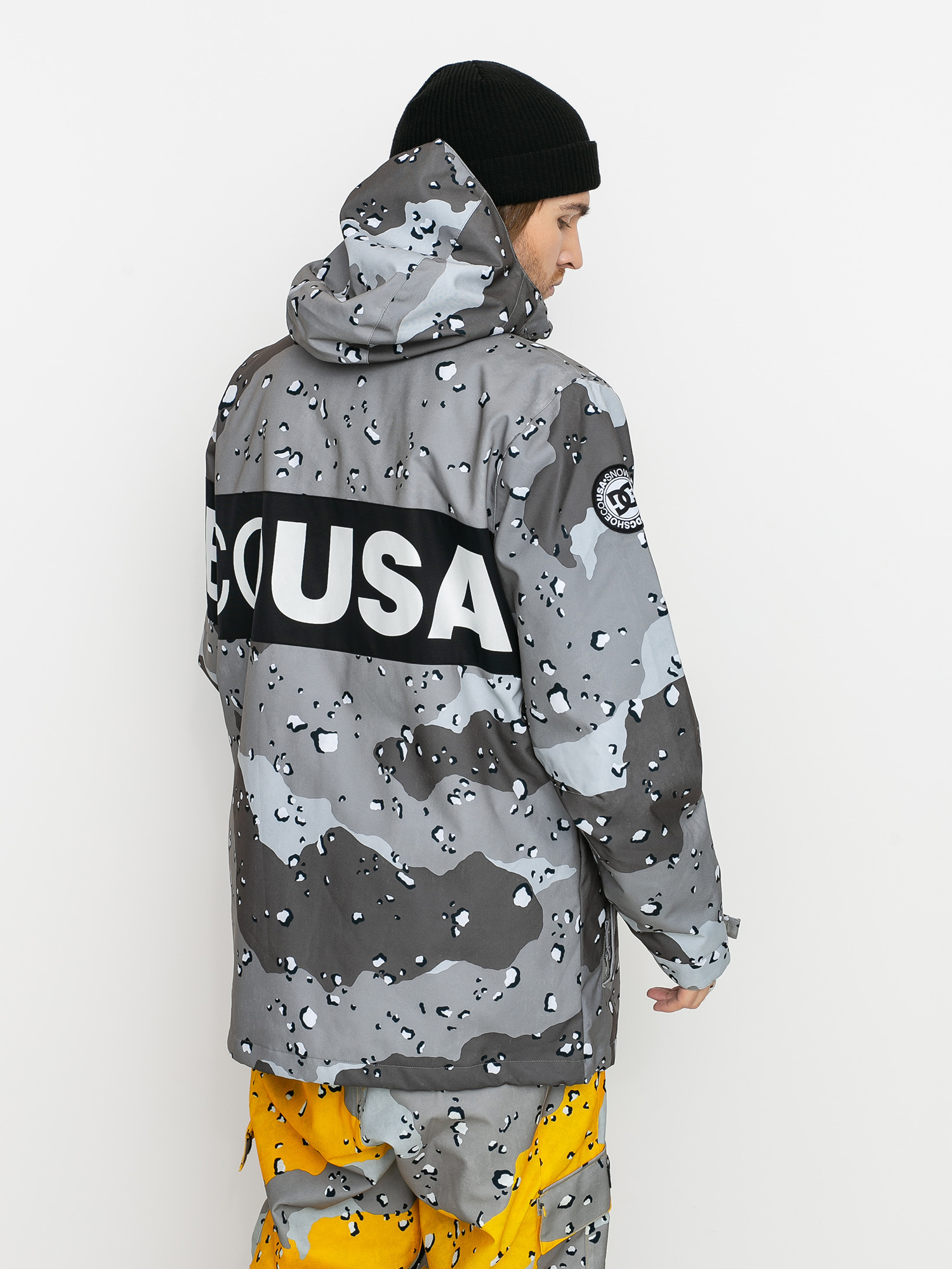 Męska Kurtka snowboardowa DC Propaganda (chocolate chip greyscale camo)