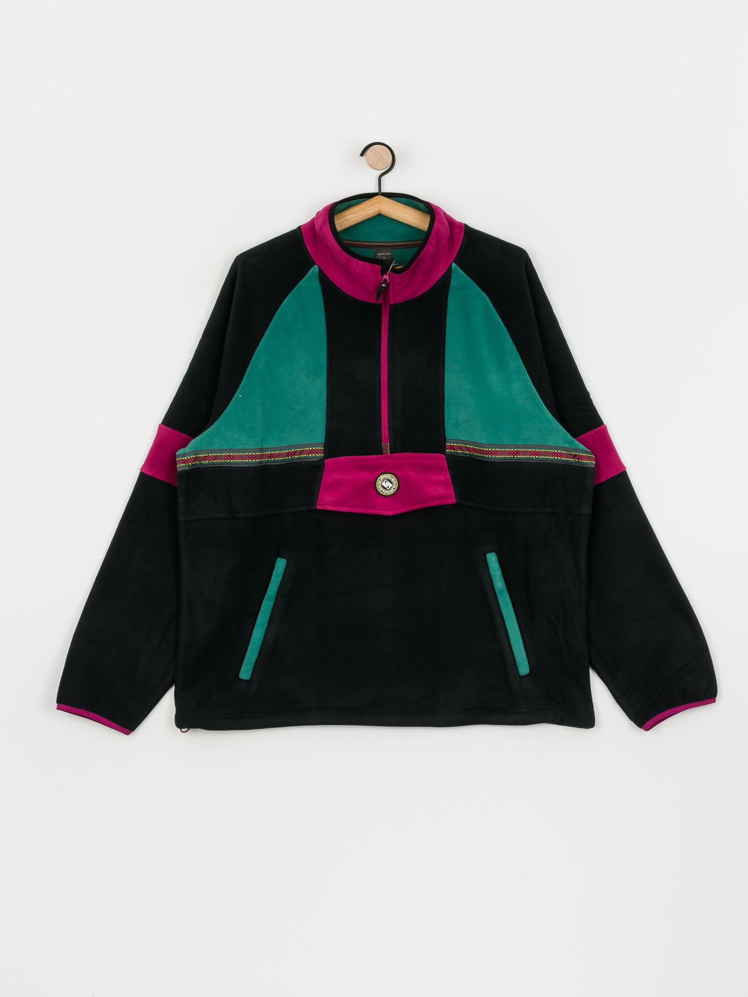 Męska Bluza aktywna Quiksilver Soul Power ZHD (true black)