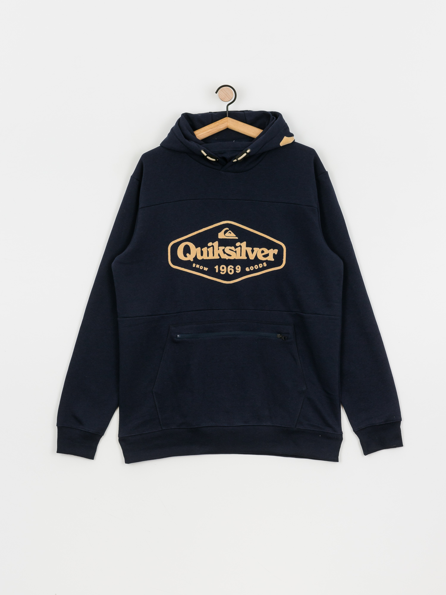 Męska Bluza aktywna Quiksilver Big Logo Tech HD (navy blazer)
