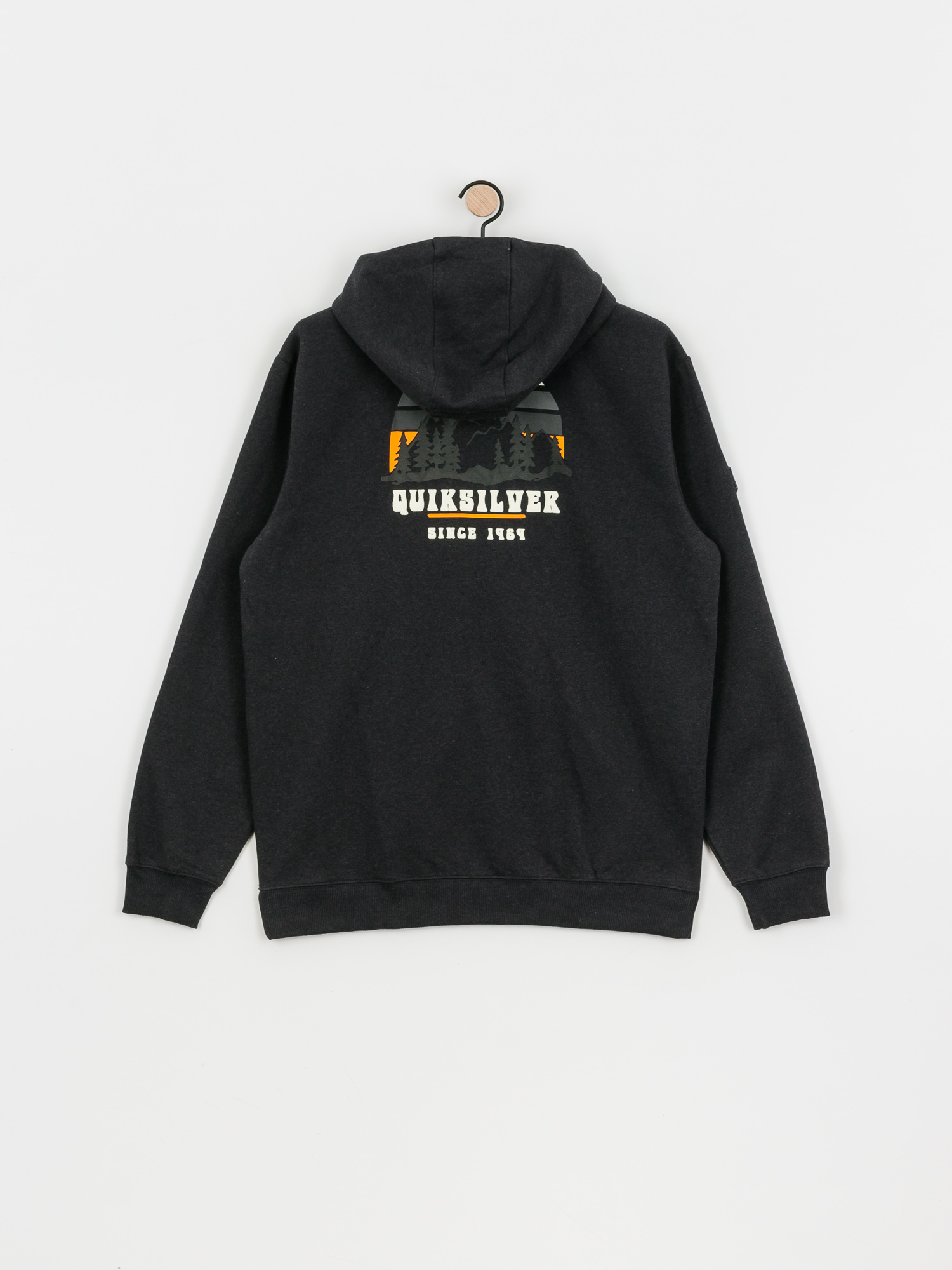Męska Bluza aktywna Quiksilver Big Logo Snow ZHD (true black)