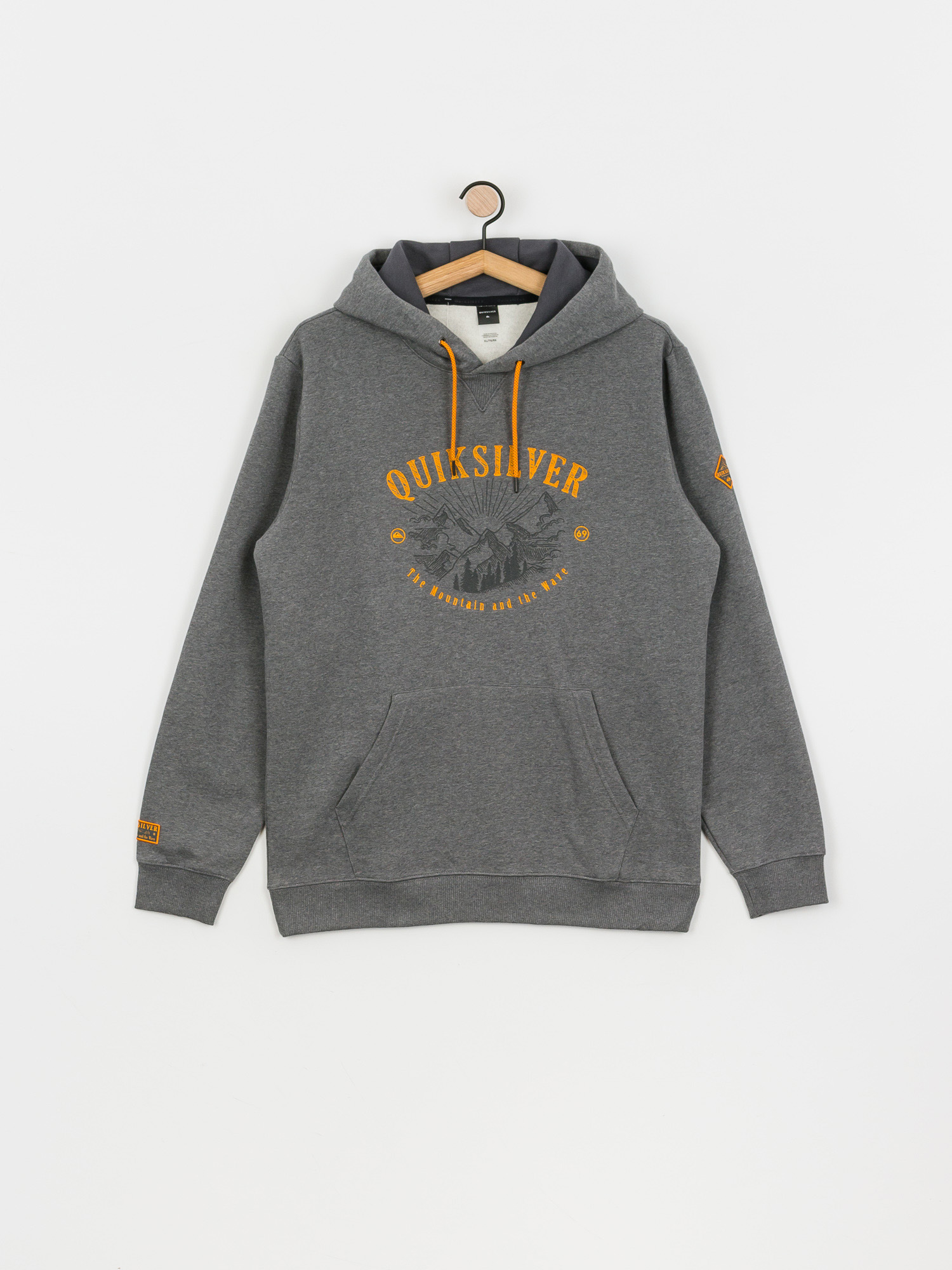 Męska Bluza aktywna Quiksilver Big Logo Snow HD (heather grey)