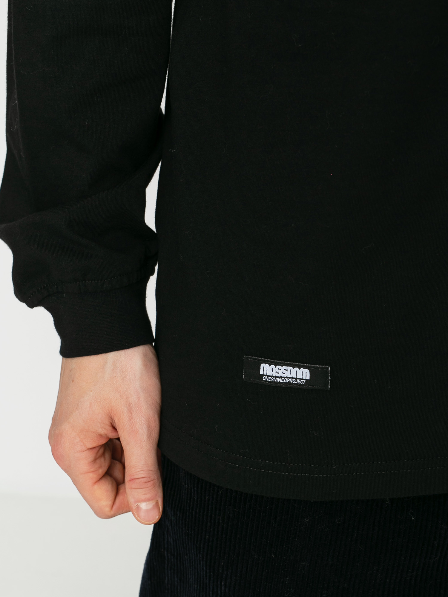 Longsleeve MassDnm Signature Small Logo (black)