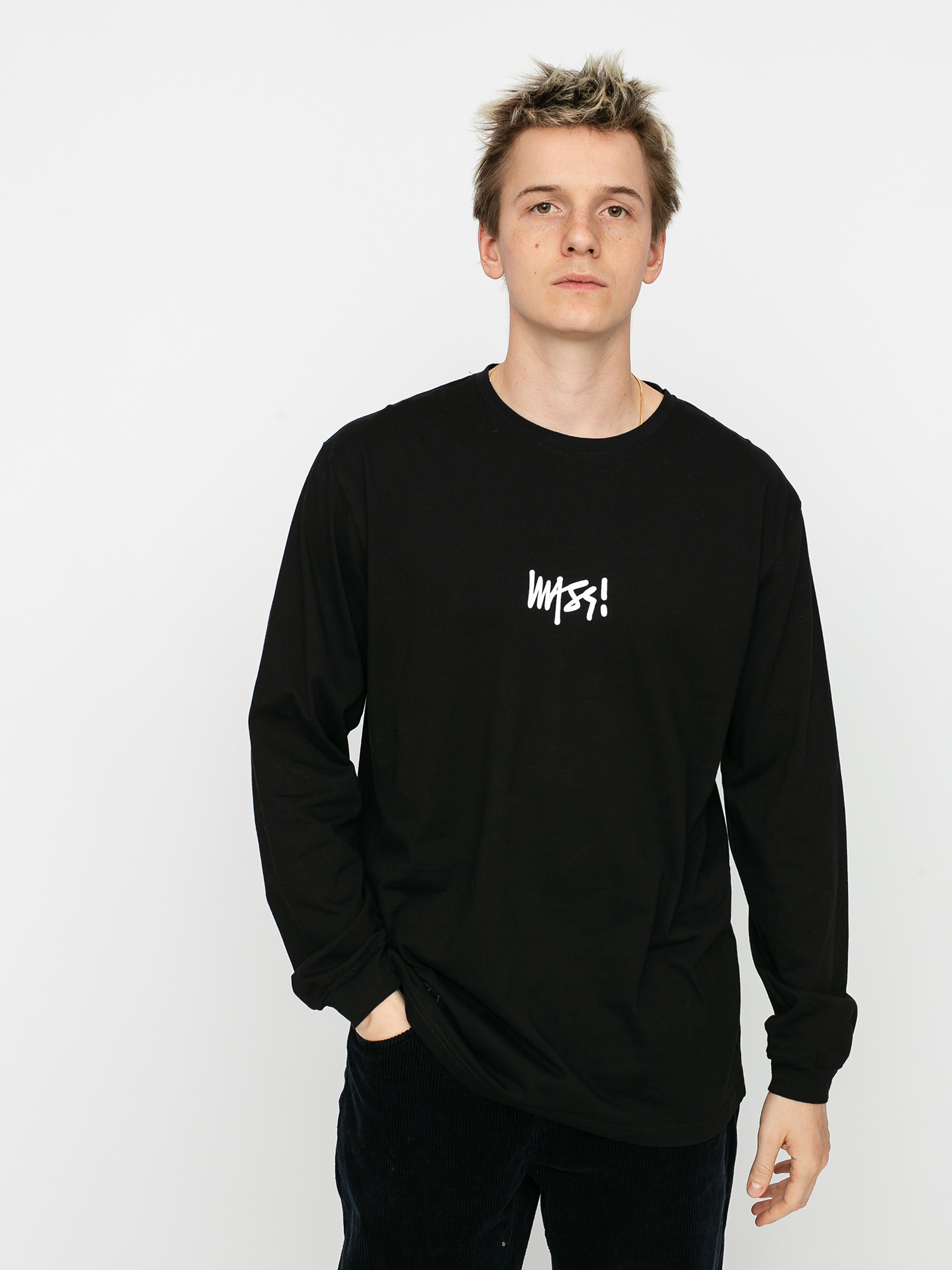 Longsleeve MassDnm Signature Small Logo (black)